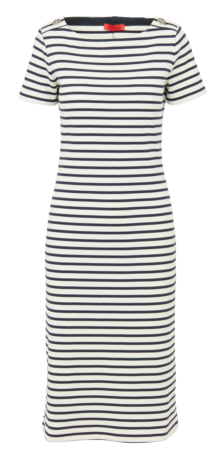 Striped midi dress MAX&Co. Black