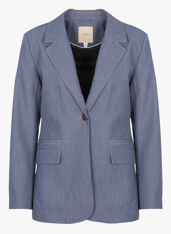 Chaqueta sastre Light blue denim Vila Mujer Place des Tendances