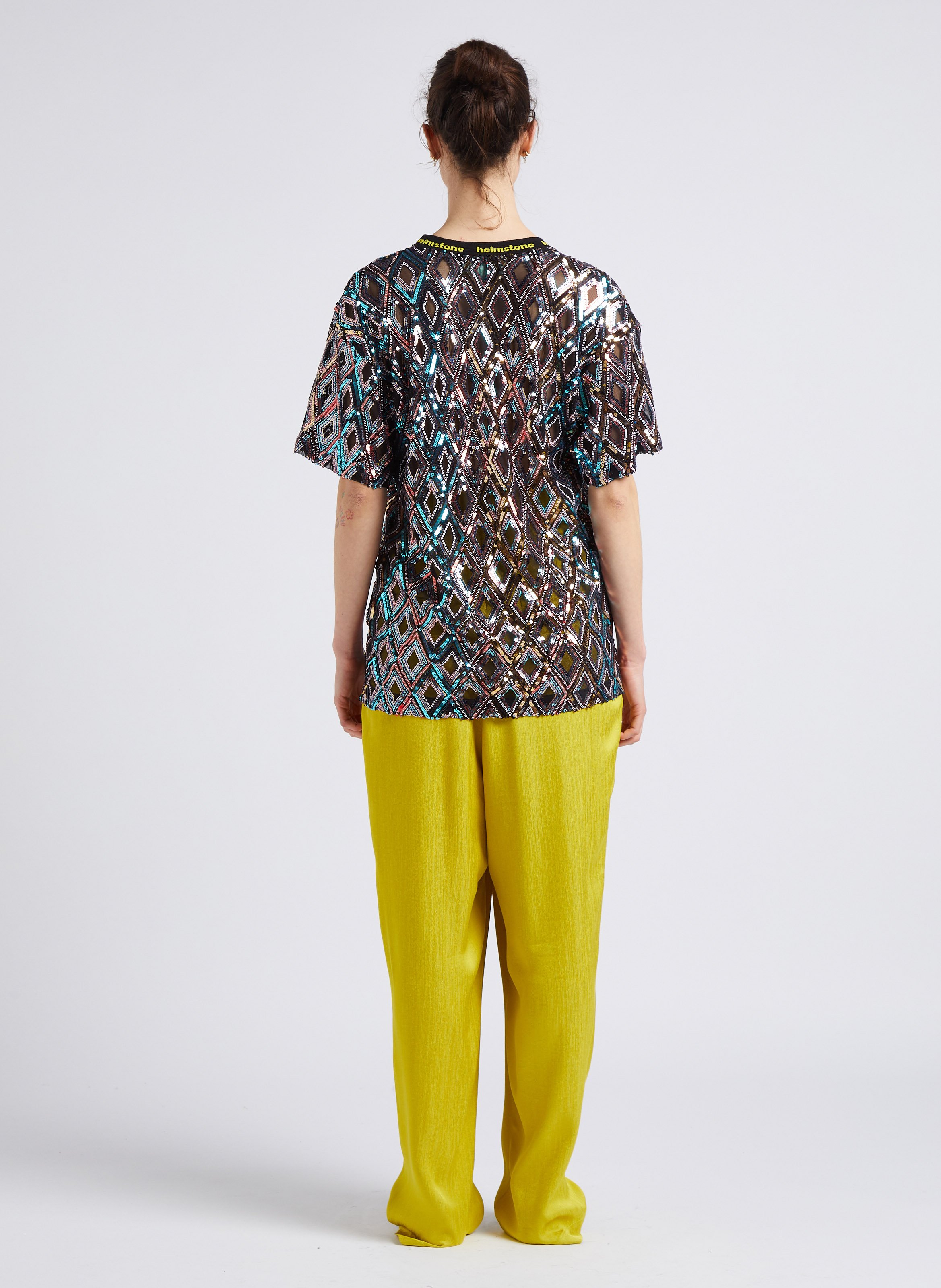 Pantalon carotte large à pinces  HEIMSTONE Vert