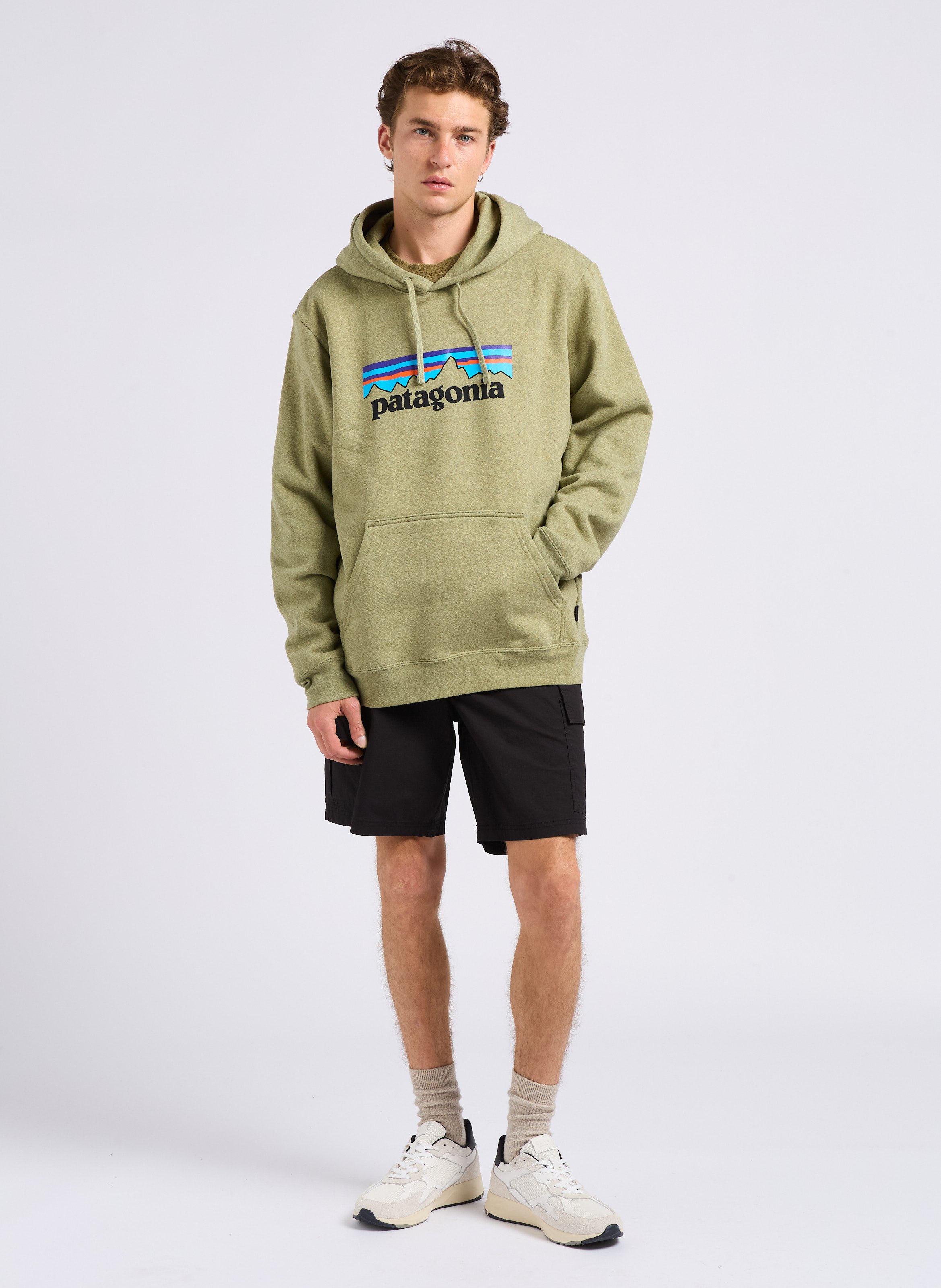 Cotton-blend cargo shorts SELECTED Black