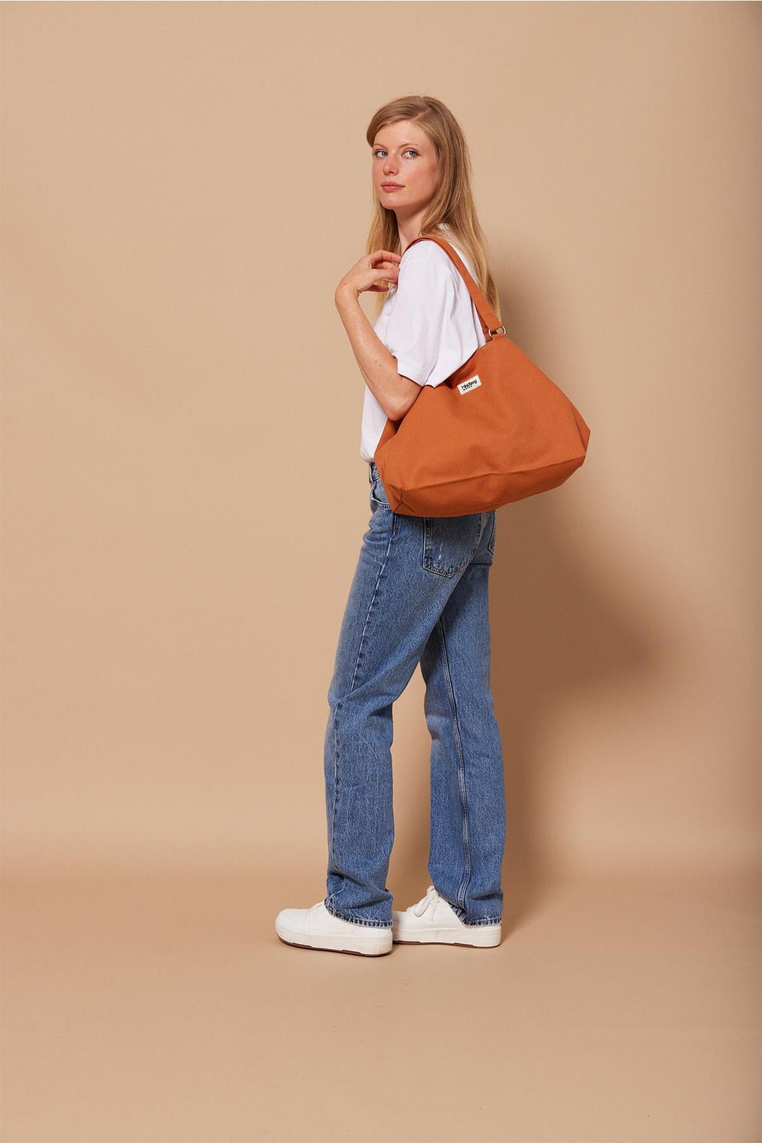 Cotton tote bag HINDBAG Orange