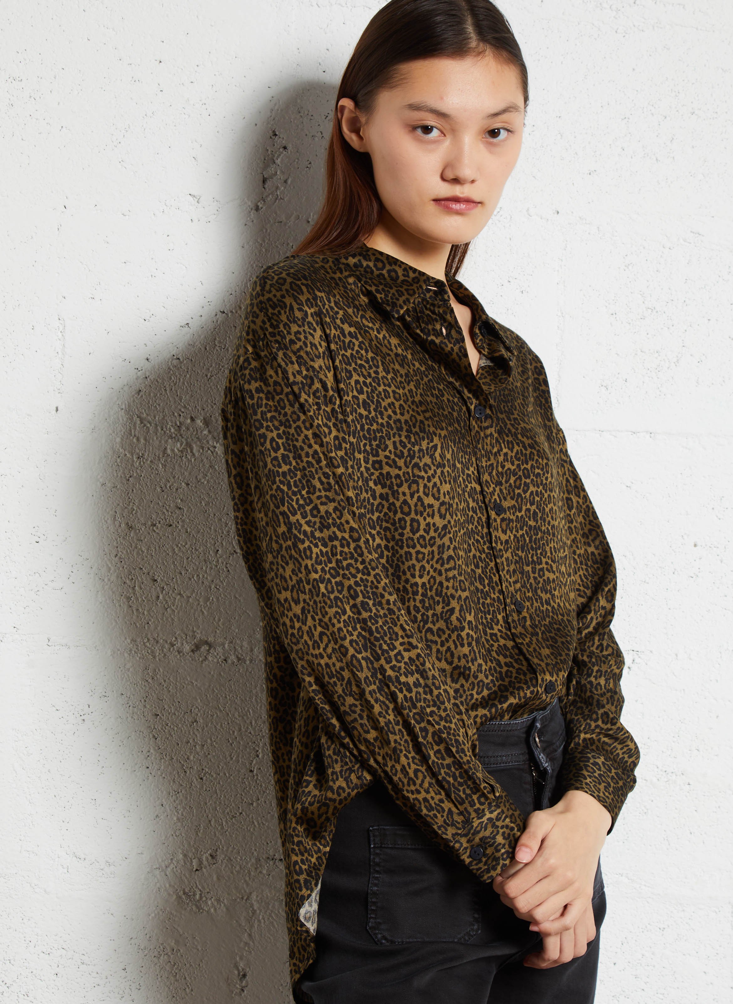 Chemise trapèze imprimée PLEASE Multicolore