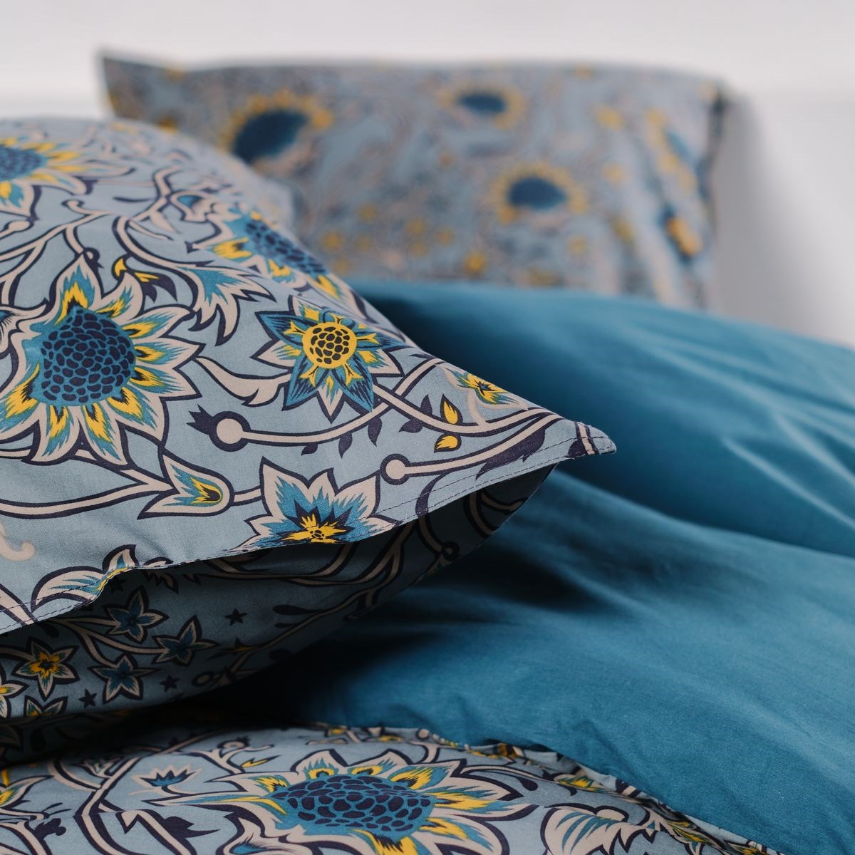 Cotton bedding set TODAY LINGE DE MAISON Blue