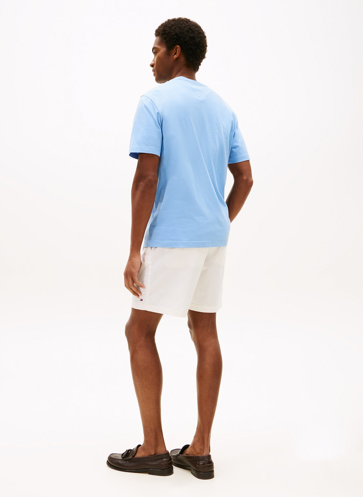 Straight cotton T-shirt TOMMY HILFIGER Blue