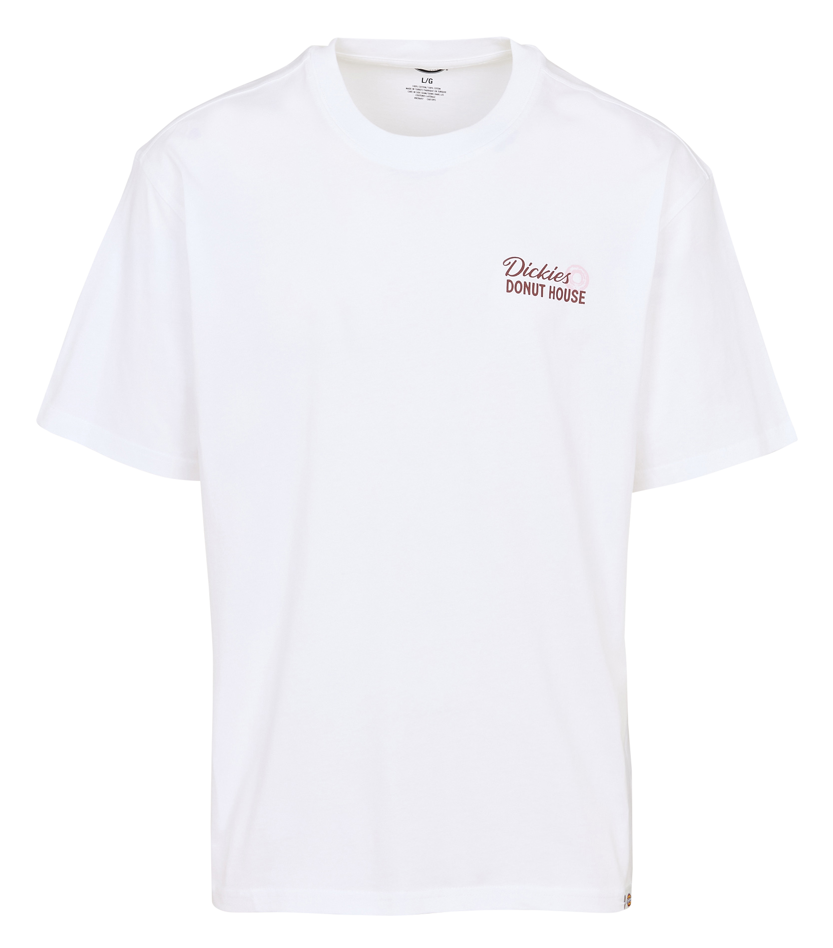 Effen T-shirt DICKIES Wit