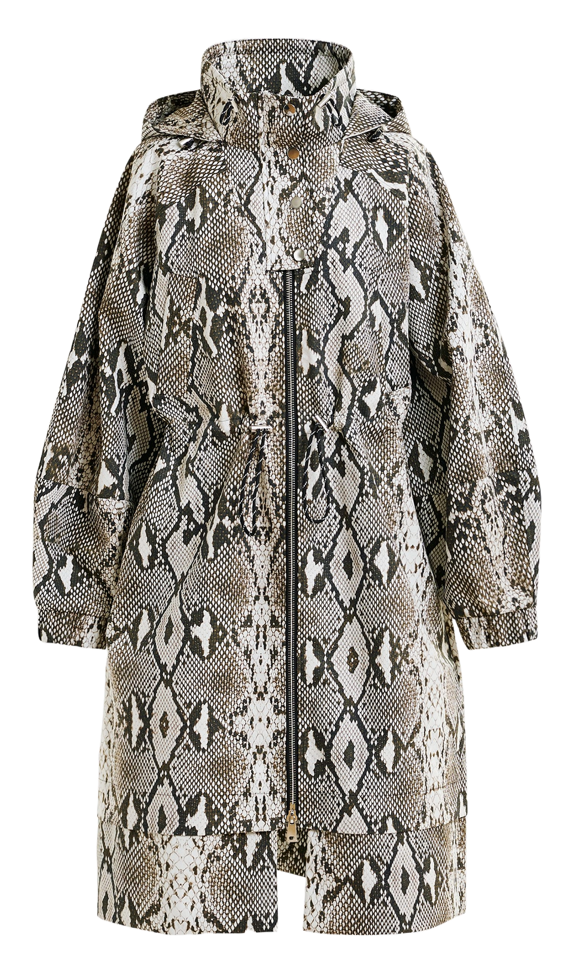 Parka col montant en coton ESSENTIEL ANTWERP Vert