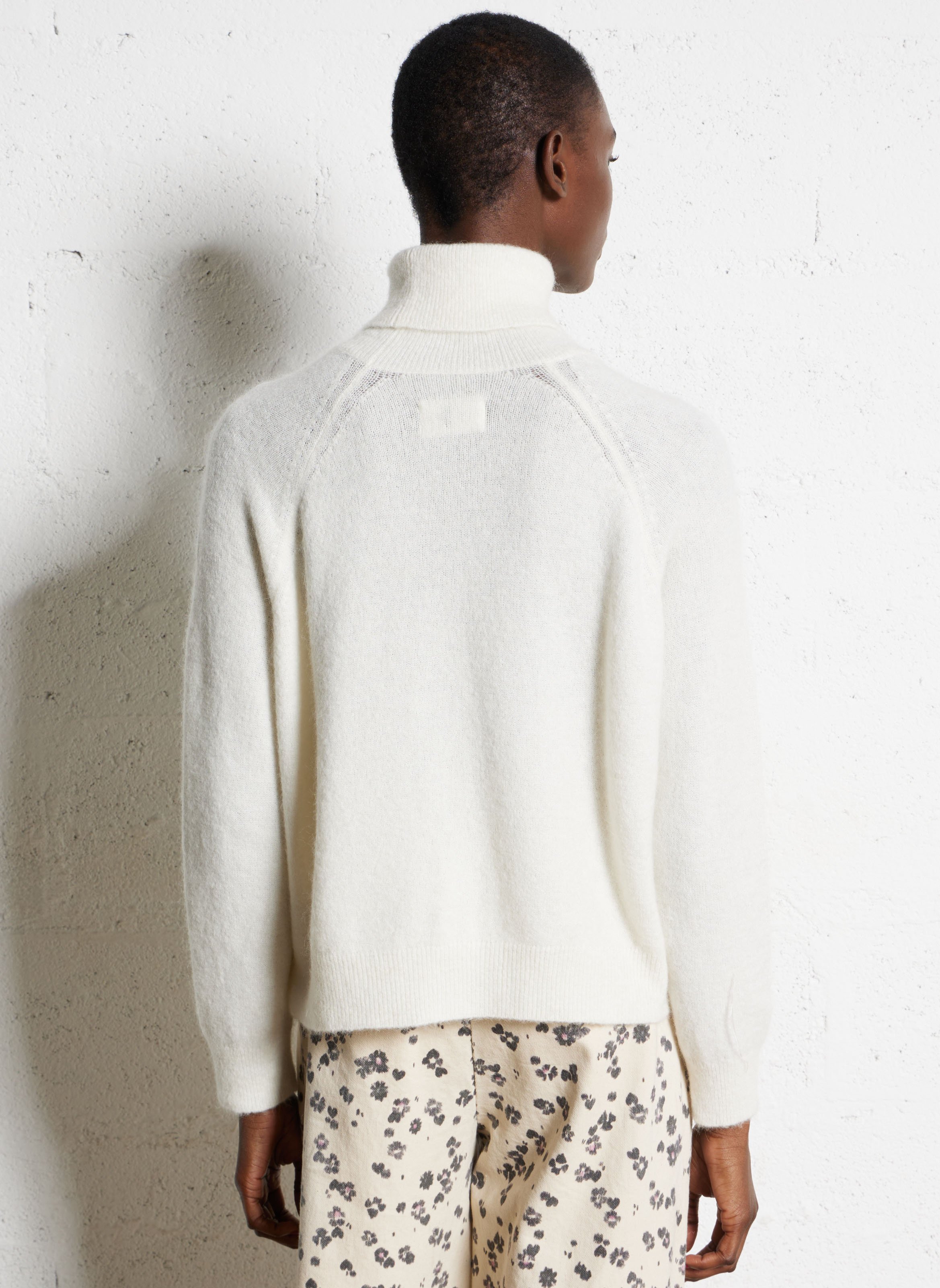 Elena - Pullover mit Stehkragen DES PETITS HAUTS Beige