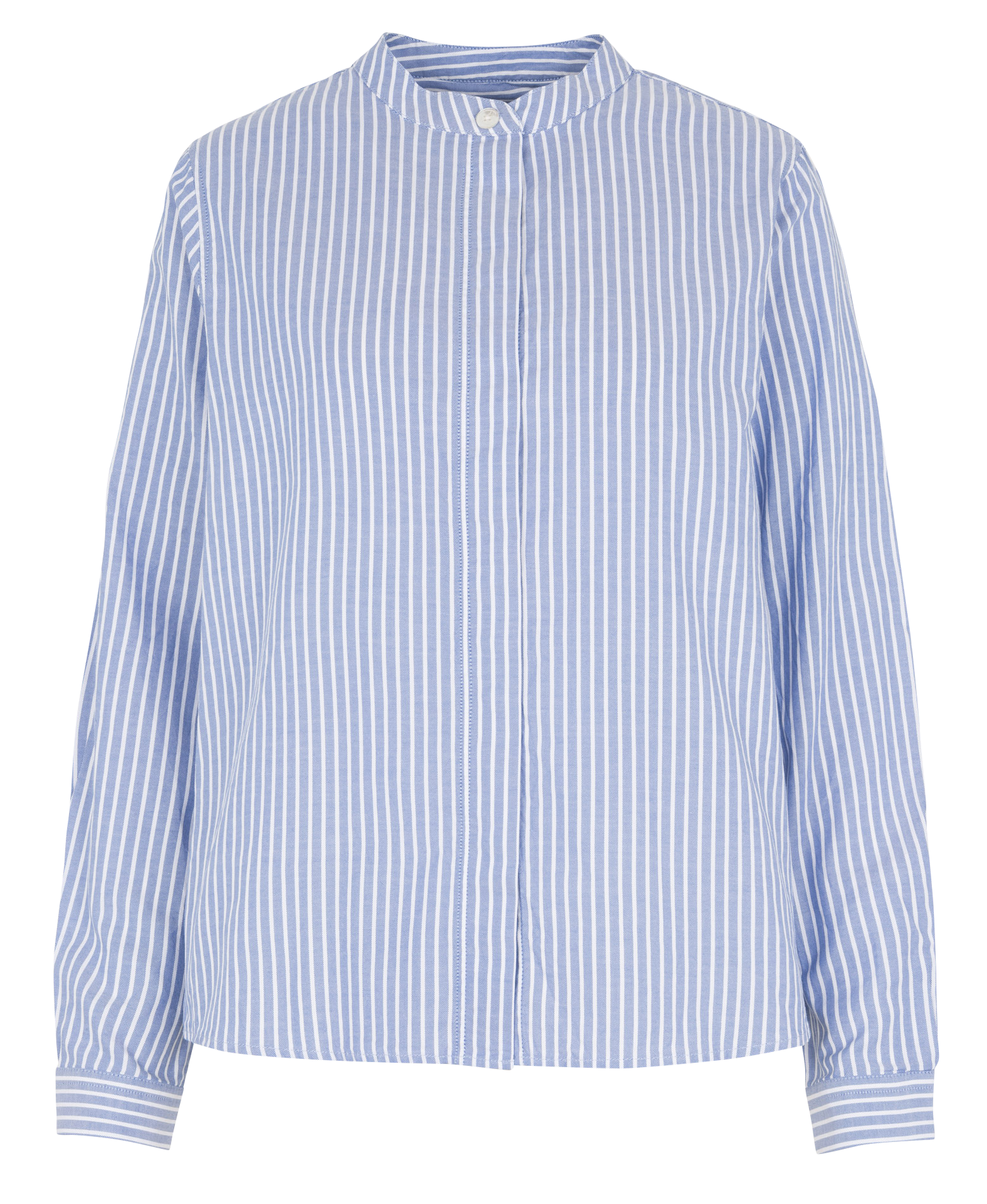 Geruit overhemd van katoen met ronde hals RUE DE TOKYO Veelkleurig