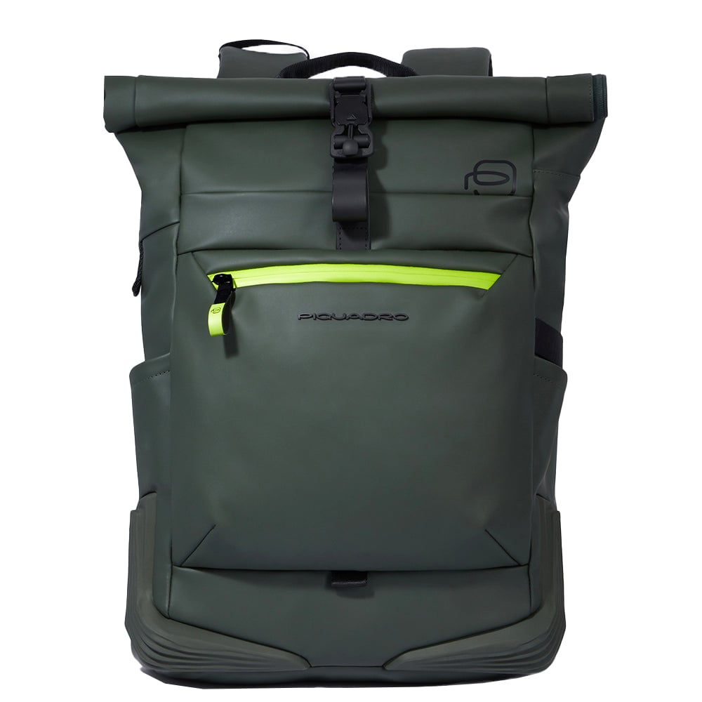 Backpack for PC and iPad® with chest strap, u-lock loops, and rear light loop PIQUADRO