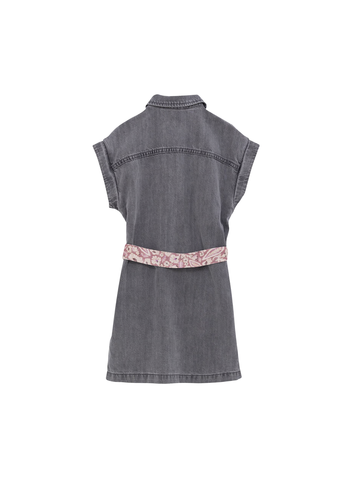 - Schmale Träger zum Binden - Ringerrücken - Weiter Schnitt - Raffung - 100 % Baumwolle - Gefüttert - Rückenhöhe: 94 cm. IKKS JUNIOR Grau