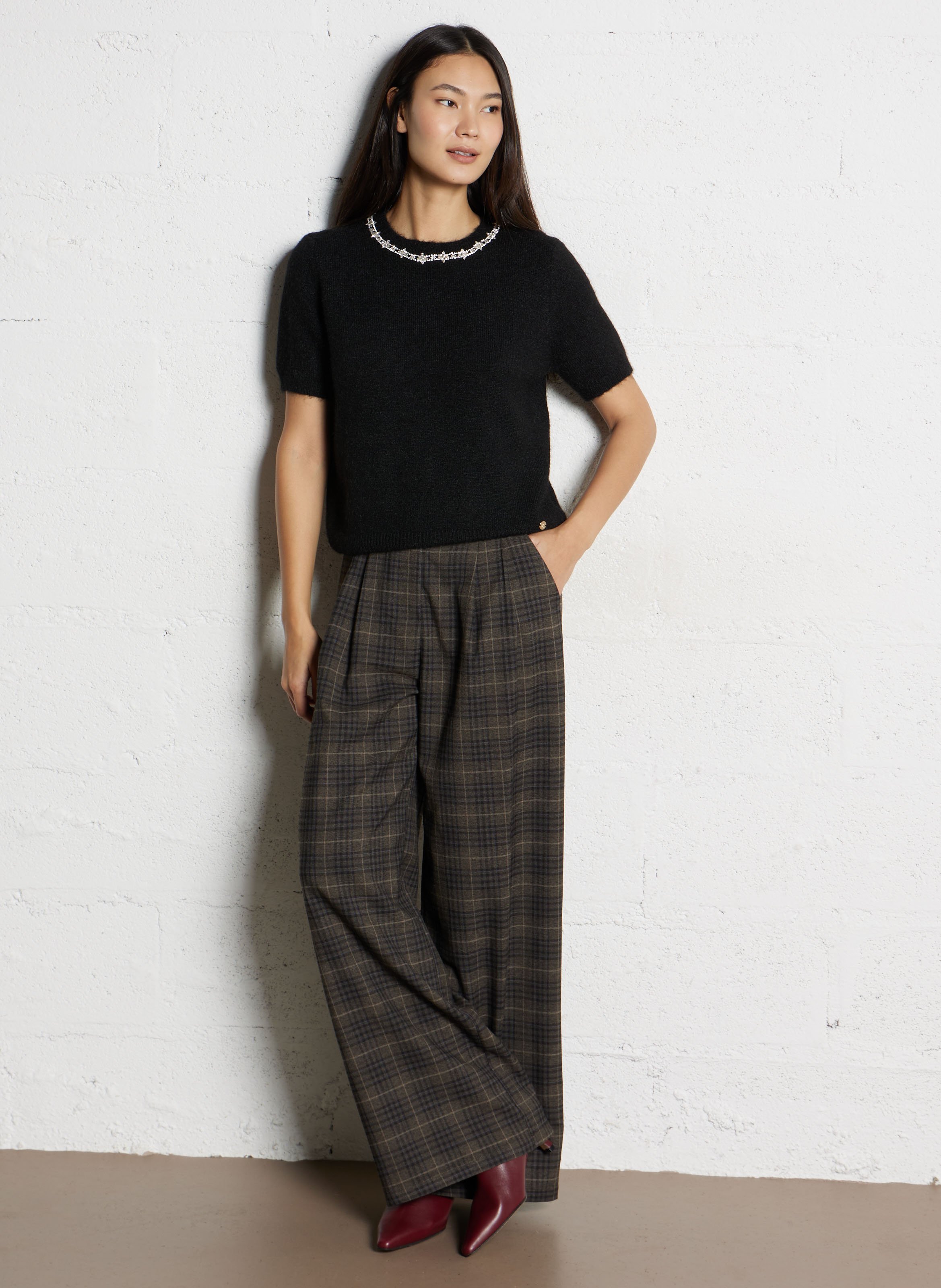 Bianca leather ankle boots ANGEL ALARCON Red