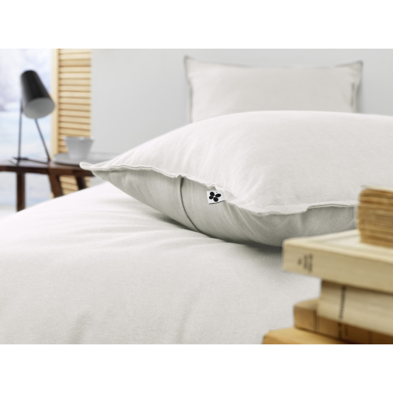 "Candice" cotton flannel pillowcase in all sizes. L'EFFET PAPILLON Multicolored