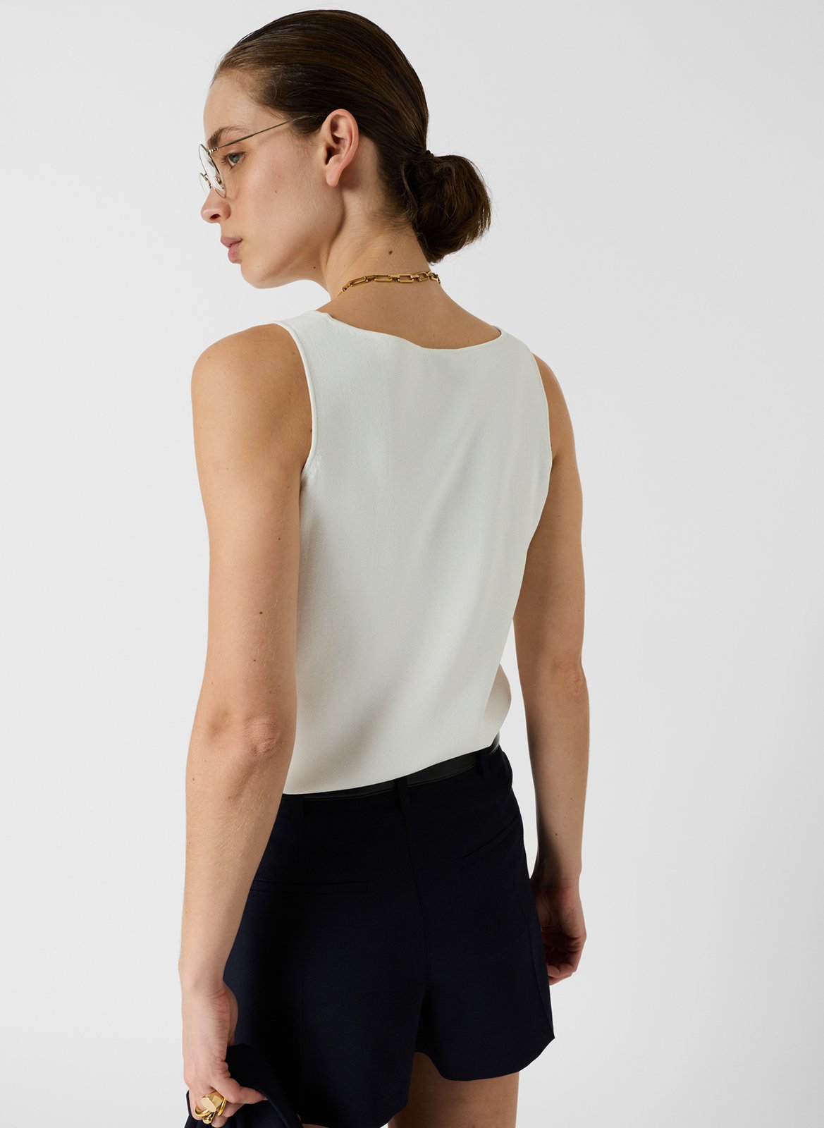 Aansluitende top met ronde hals GERARD DAREL Wit