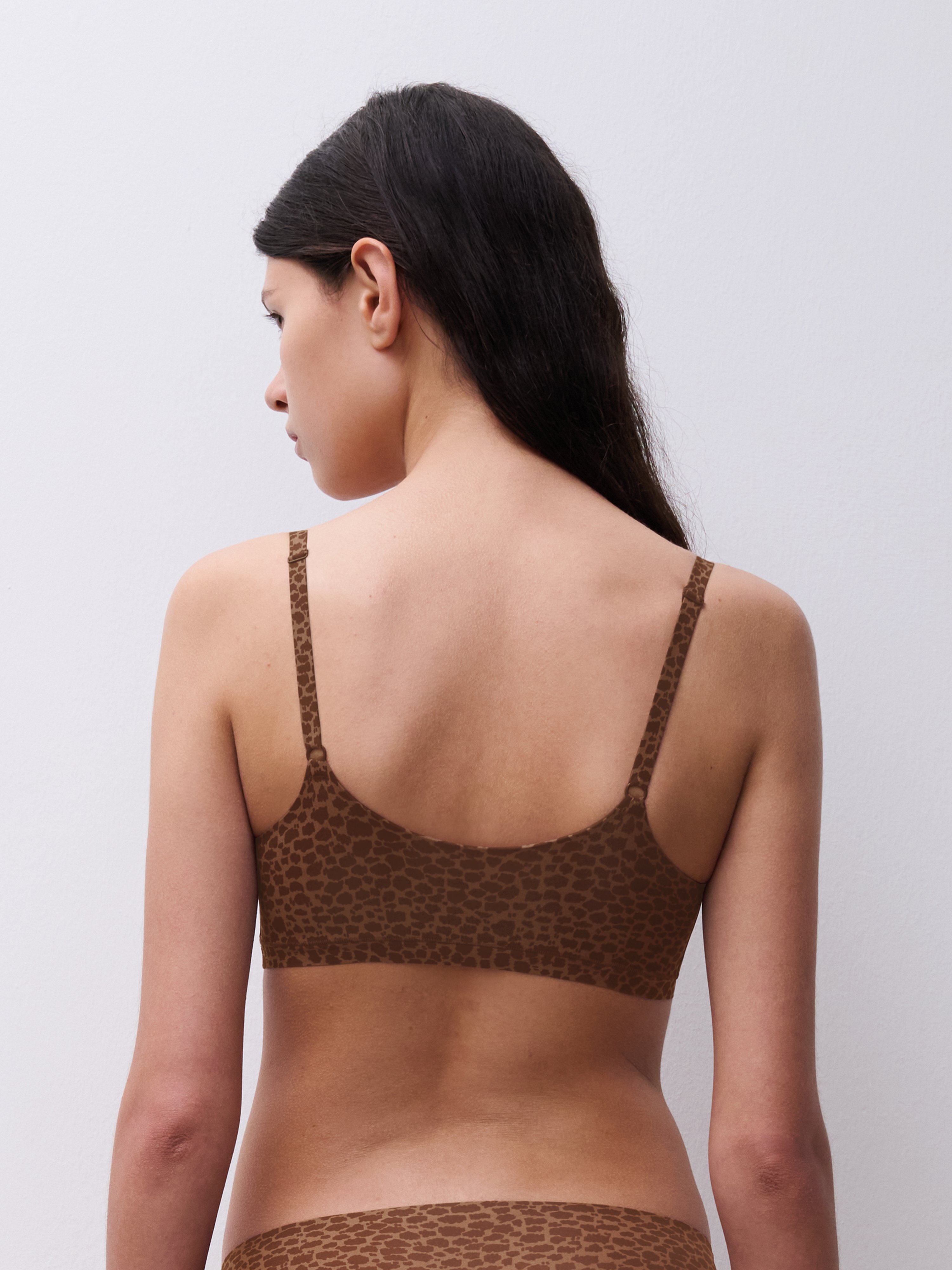 Bralette with cups Brown