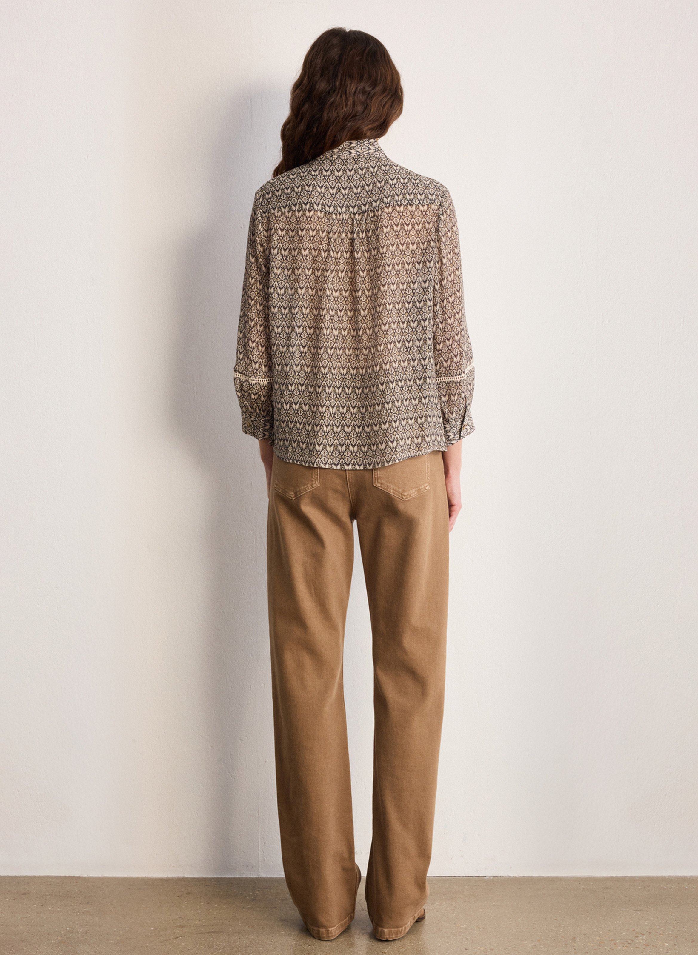 Chemise col classique  PABLO Beige