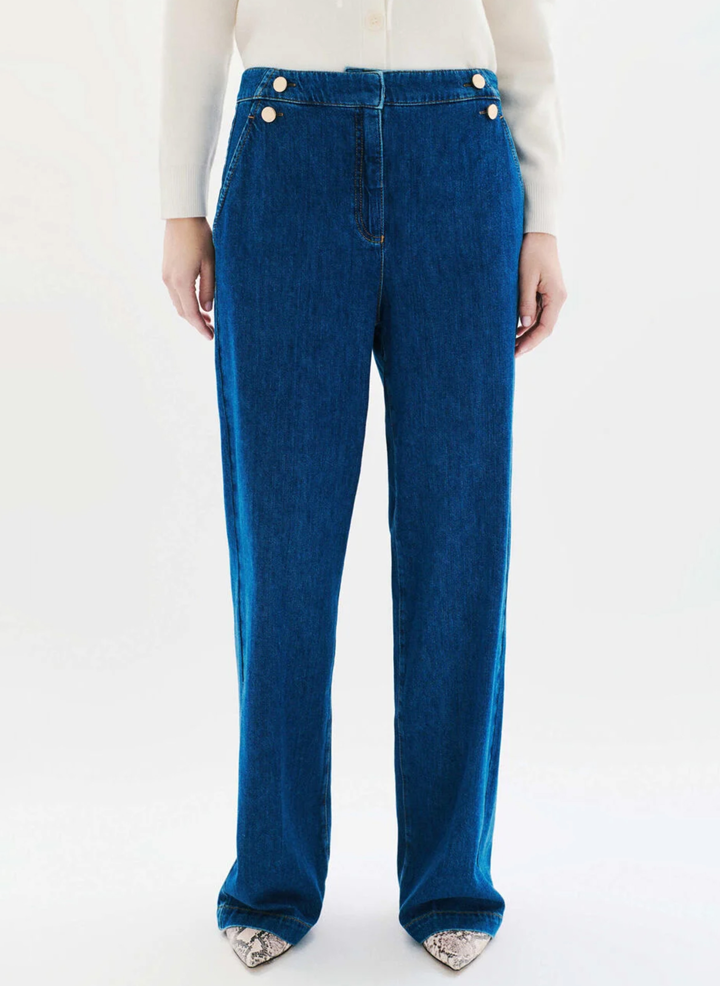 Jean large CAROLL Bleu