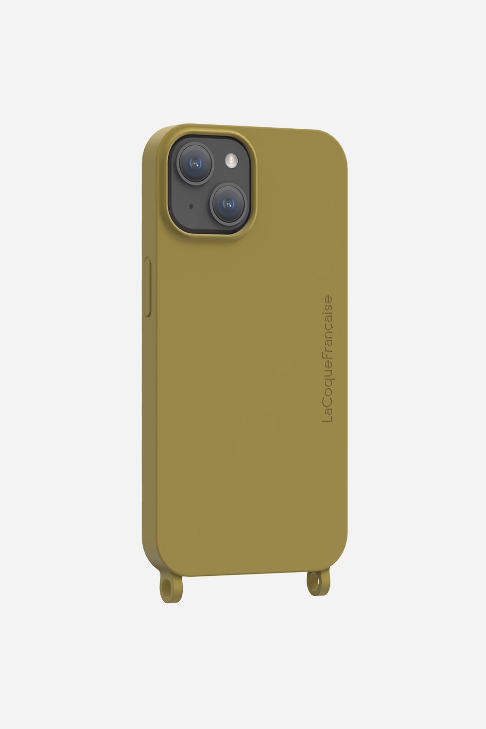 Soft touch phone case with rings for iPhone 14 Plus LA COQUE FRANCAISE Green