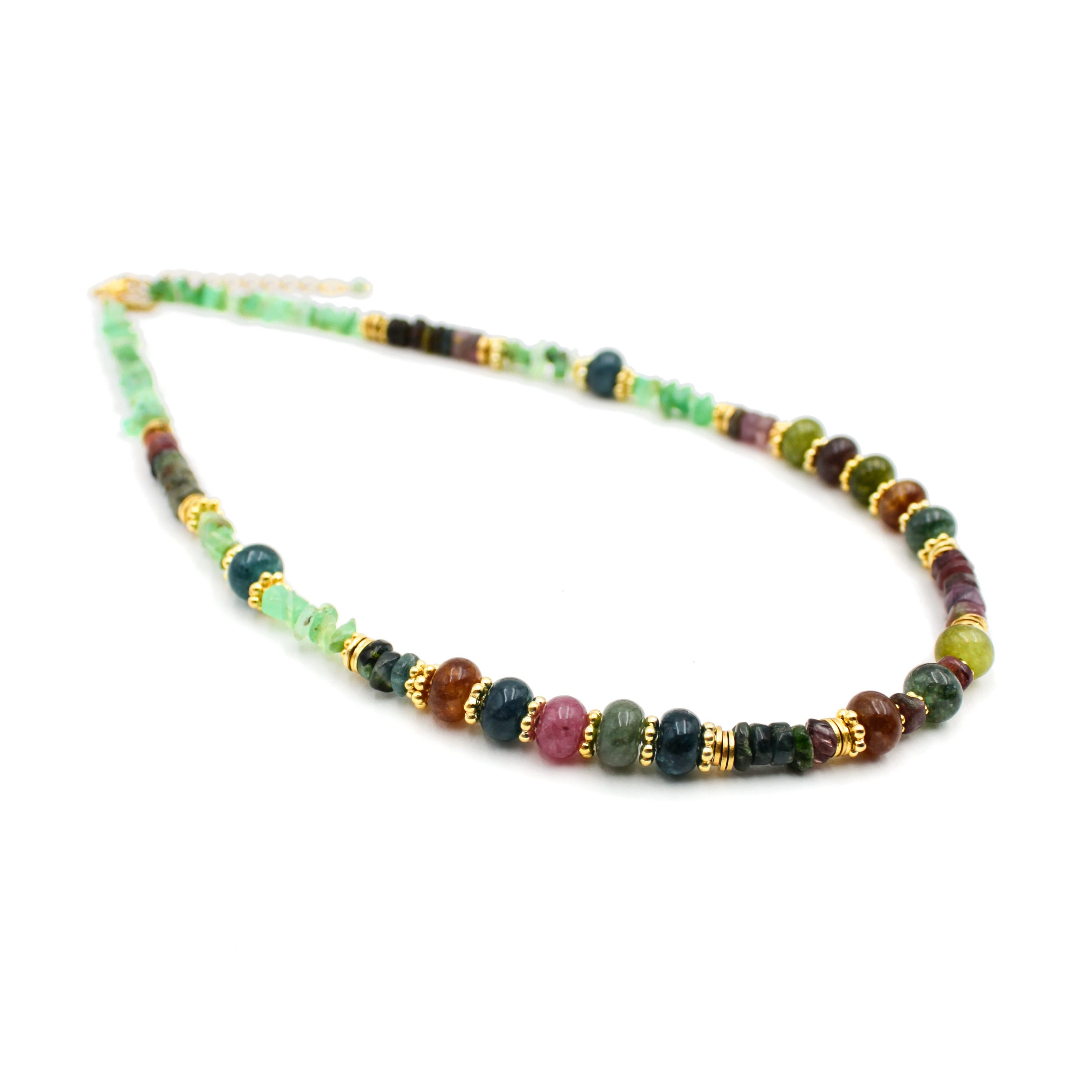 Collier heishi et billes - charlotte L'ATELIER DES DAMES Doré