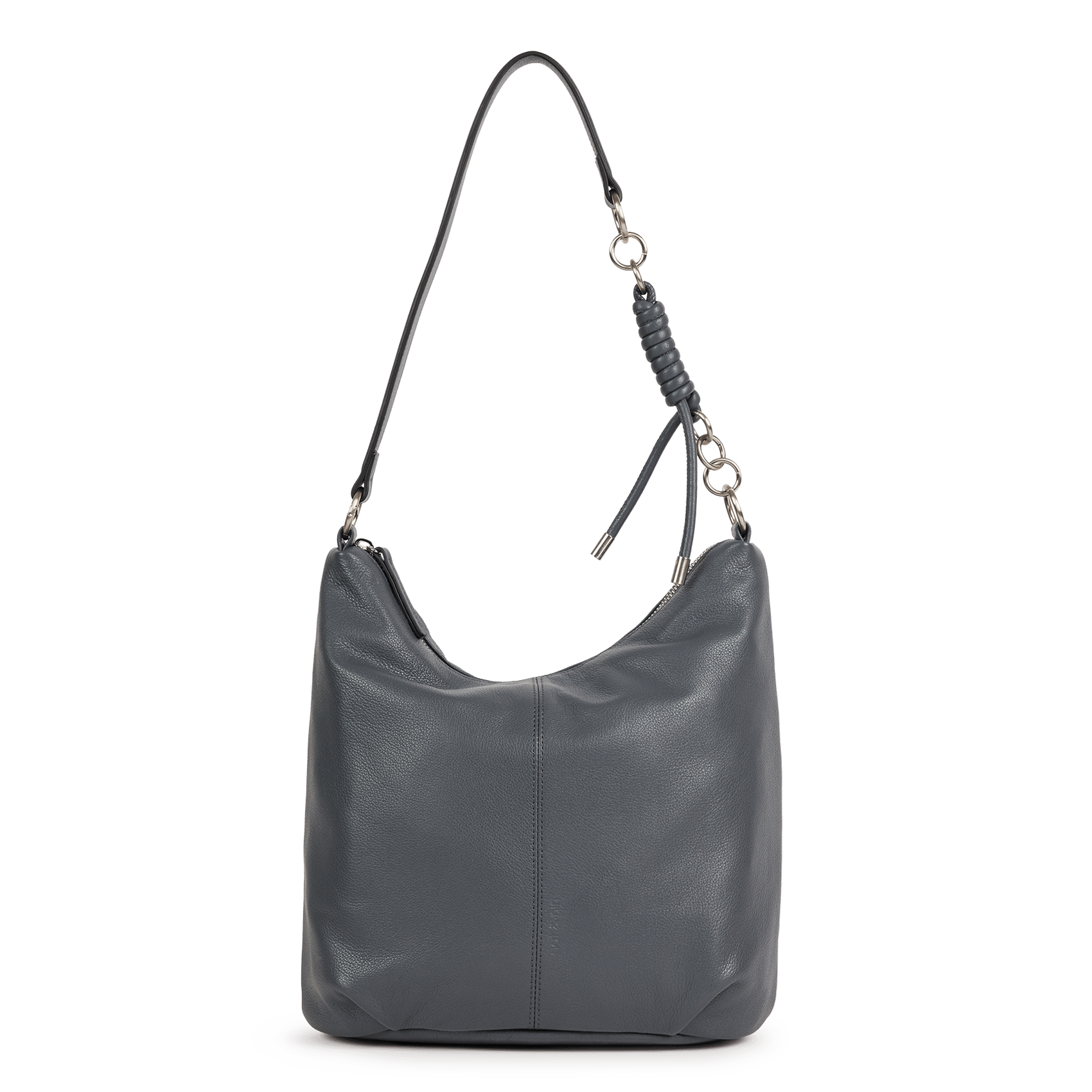 Leather bucket bag NAT & NIN Grey