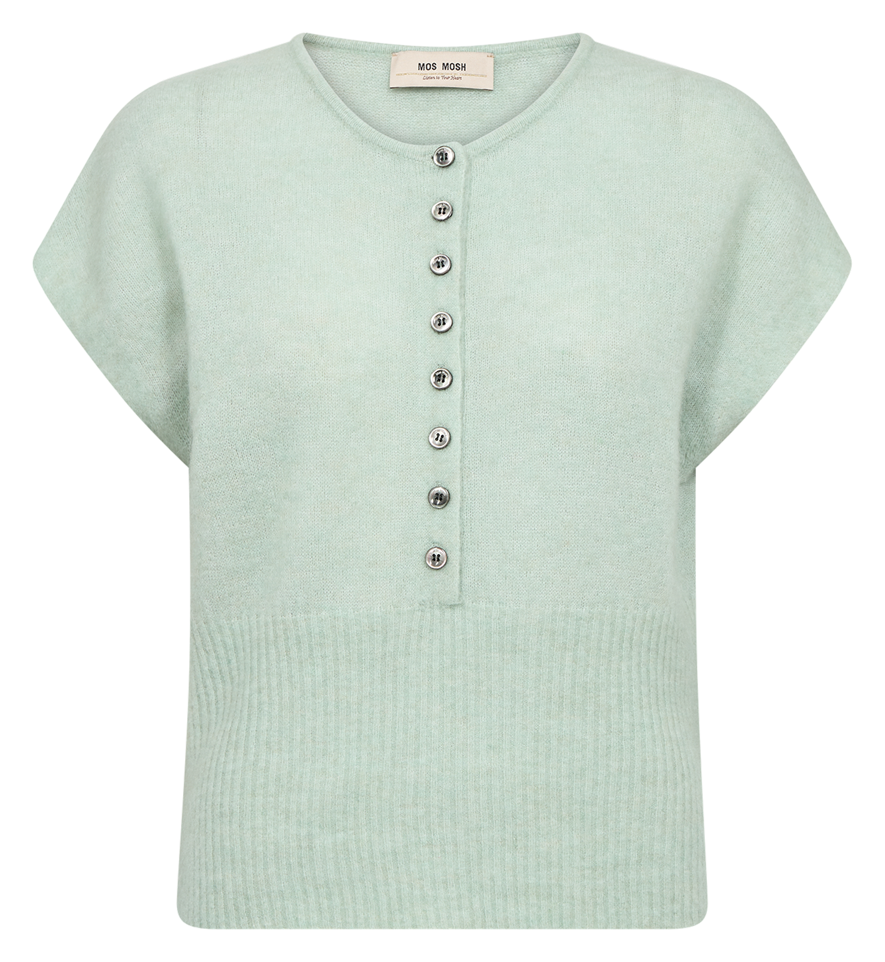 Fitted wool blend sweater MOS MOSH