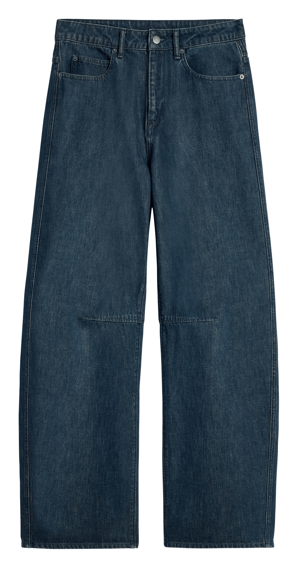 Jean large en coton recyclé mélangé SOEUR Bleu