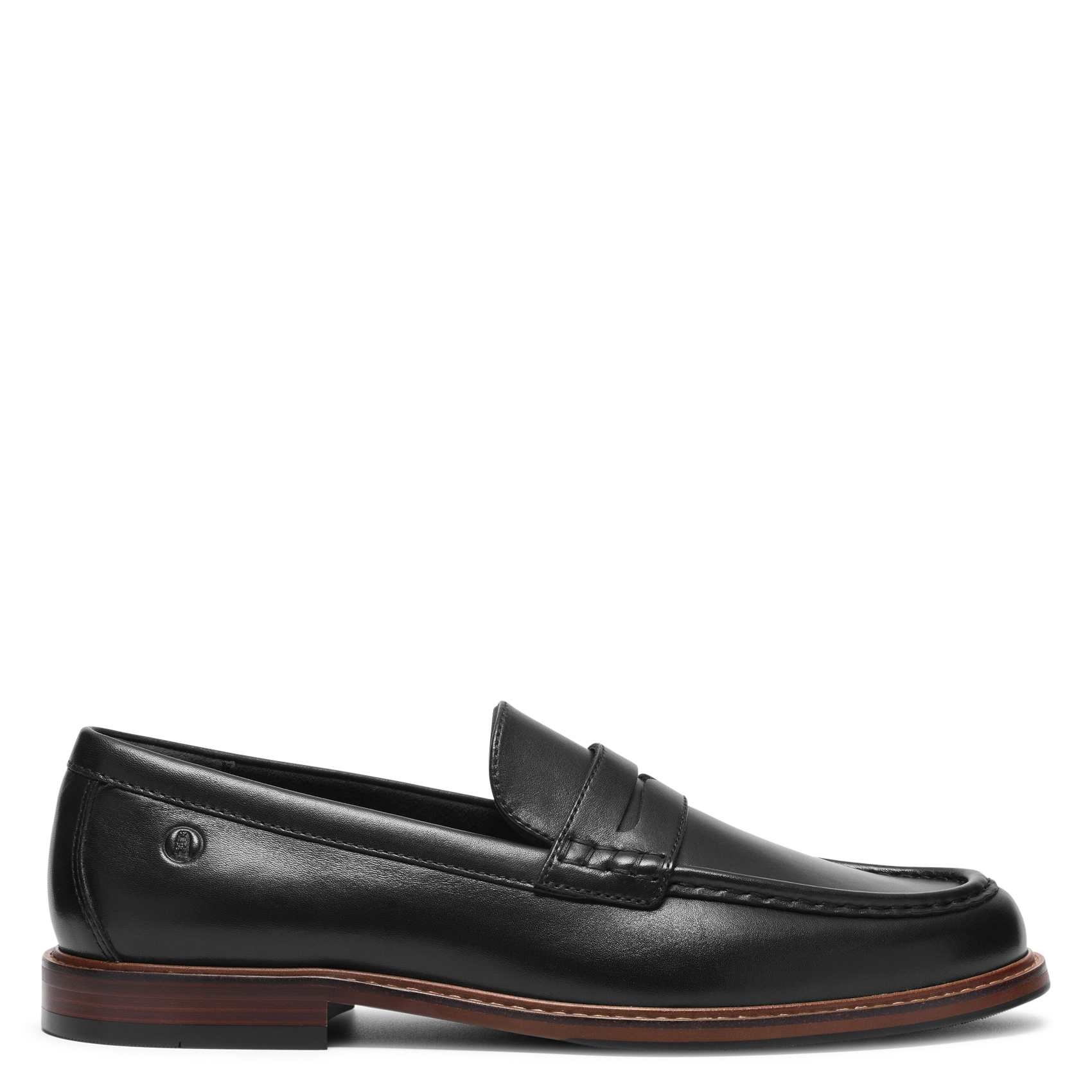Leren loafers CLARKS Zwart