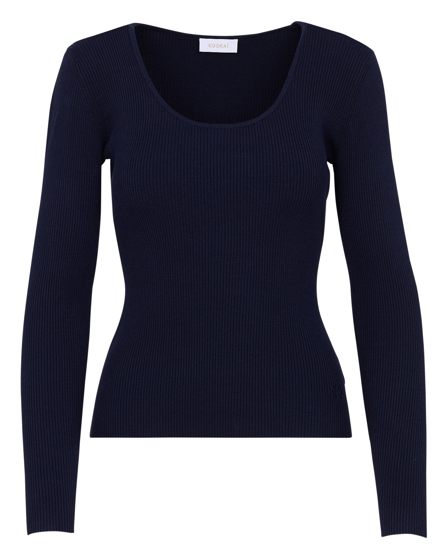Taillierter Pullover mit Rundhalsausschnitt KOOKAI Blau