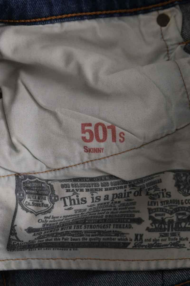 501 straight jeans LEVI'S - Seconde main Blue
