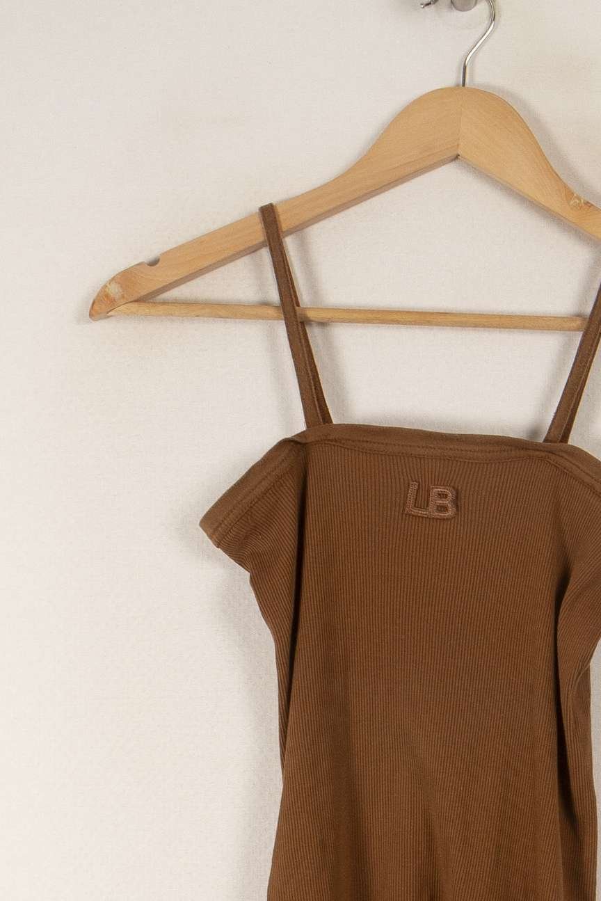 Top & tank top LAURENCE BRAS - Seconde Main Brown
