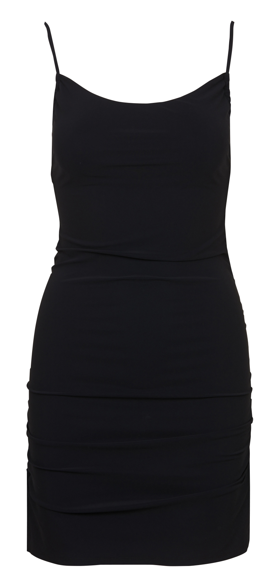 Figurbetontes Strandkleid mit eckigem Ausschnitt BANANA MOON Schwarz