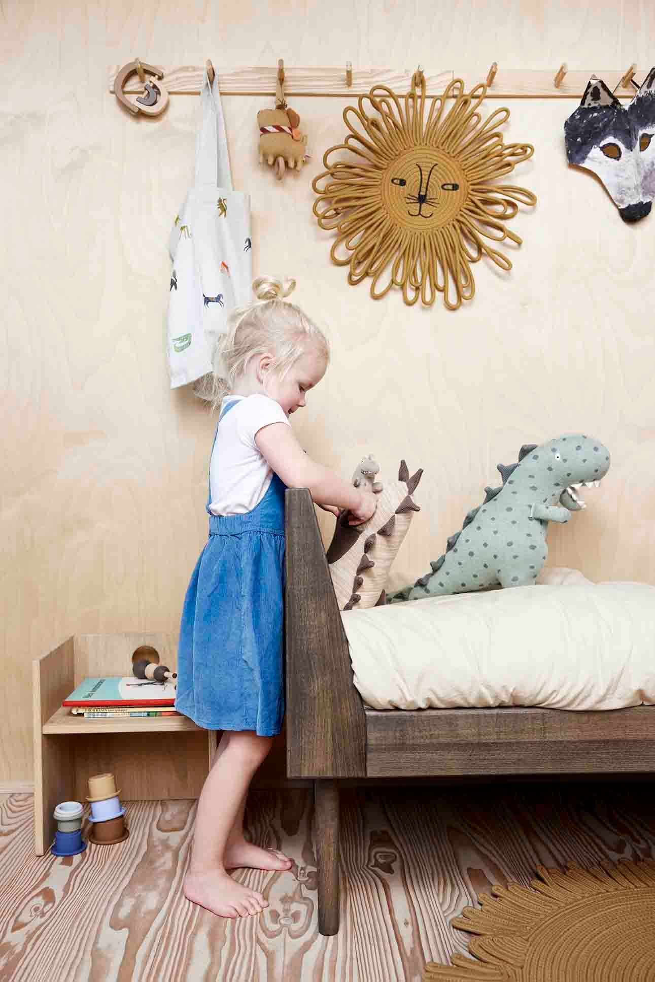 Musical mobile in cotton OYOY LIVING DESIGN Brown