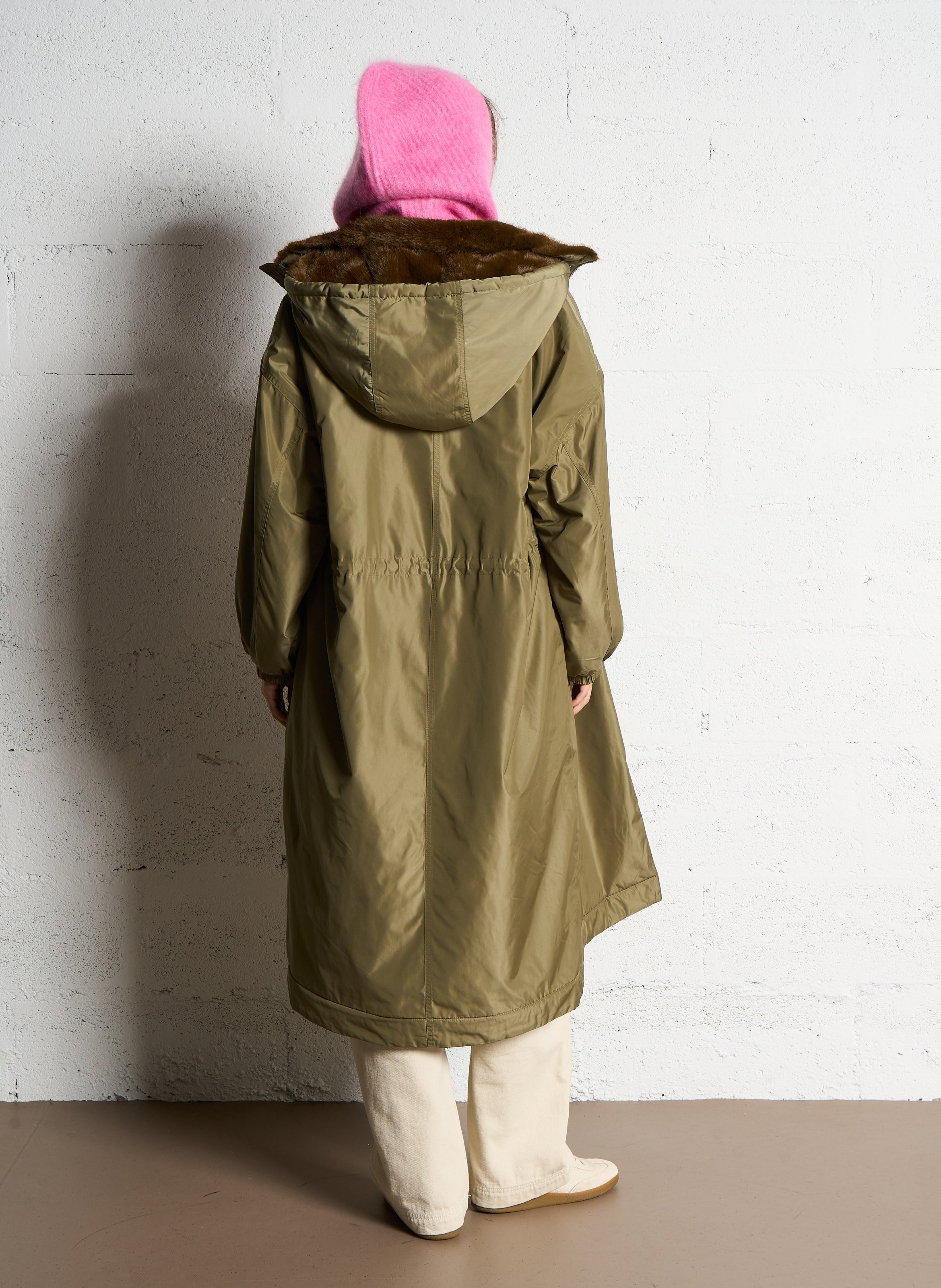 Jas met opstaande kraag BELLEROSE Kaki