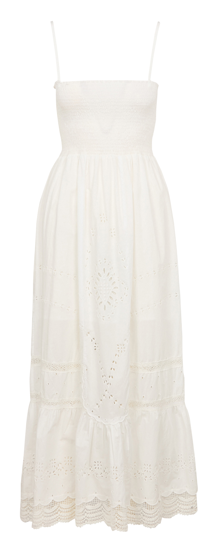 Organic cotton midi dress LOUISE MISHA White