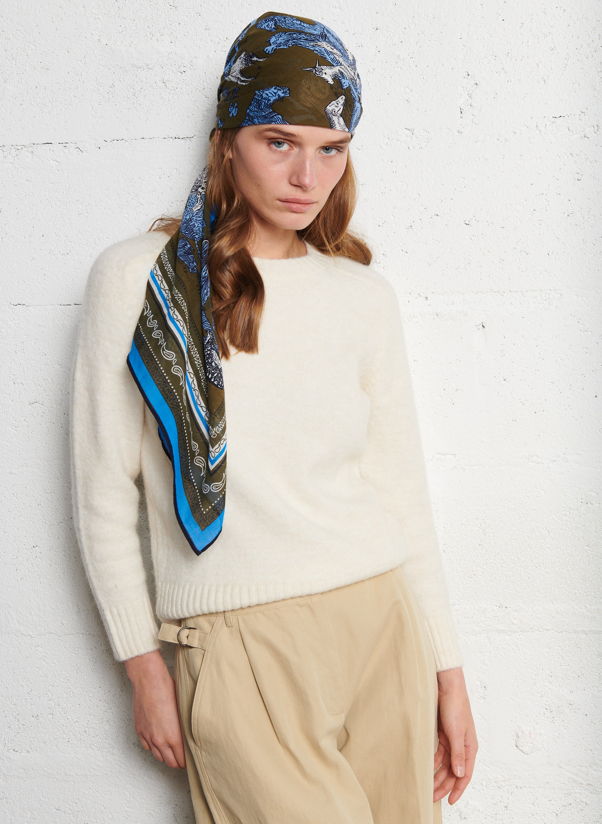 Pull col rond SOEUR Beige