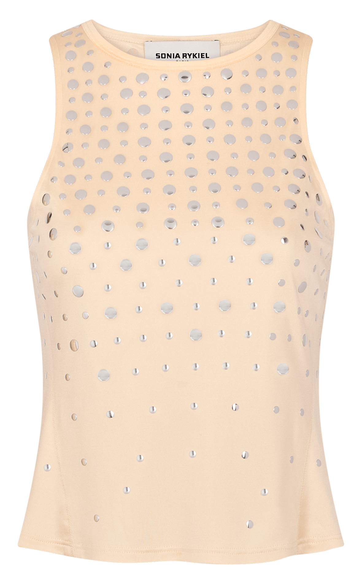 Fitted tank top SONIA RYKIEL Beige