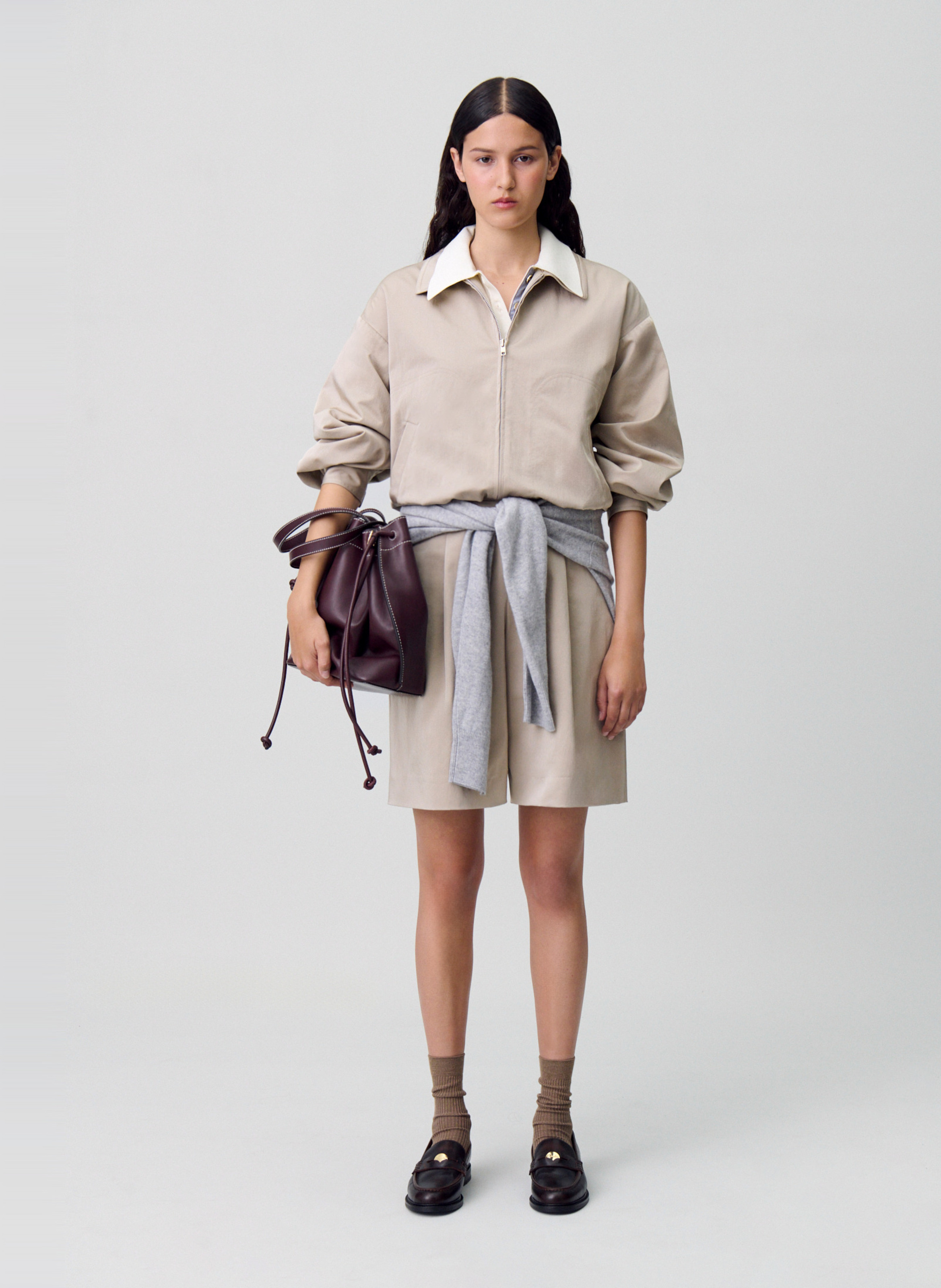 Shorts mit integriertem Slip  CLAUDIE PIERLOT Beige