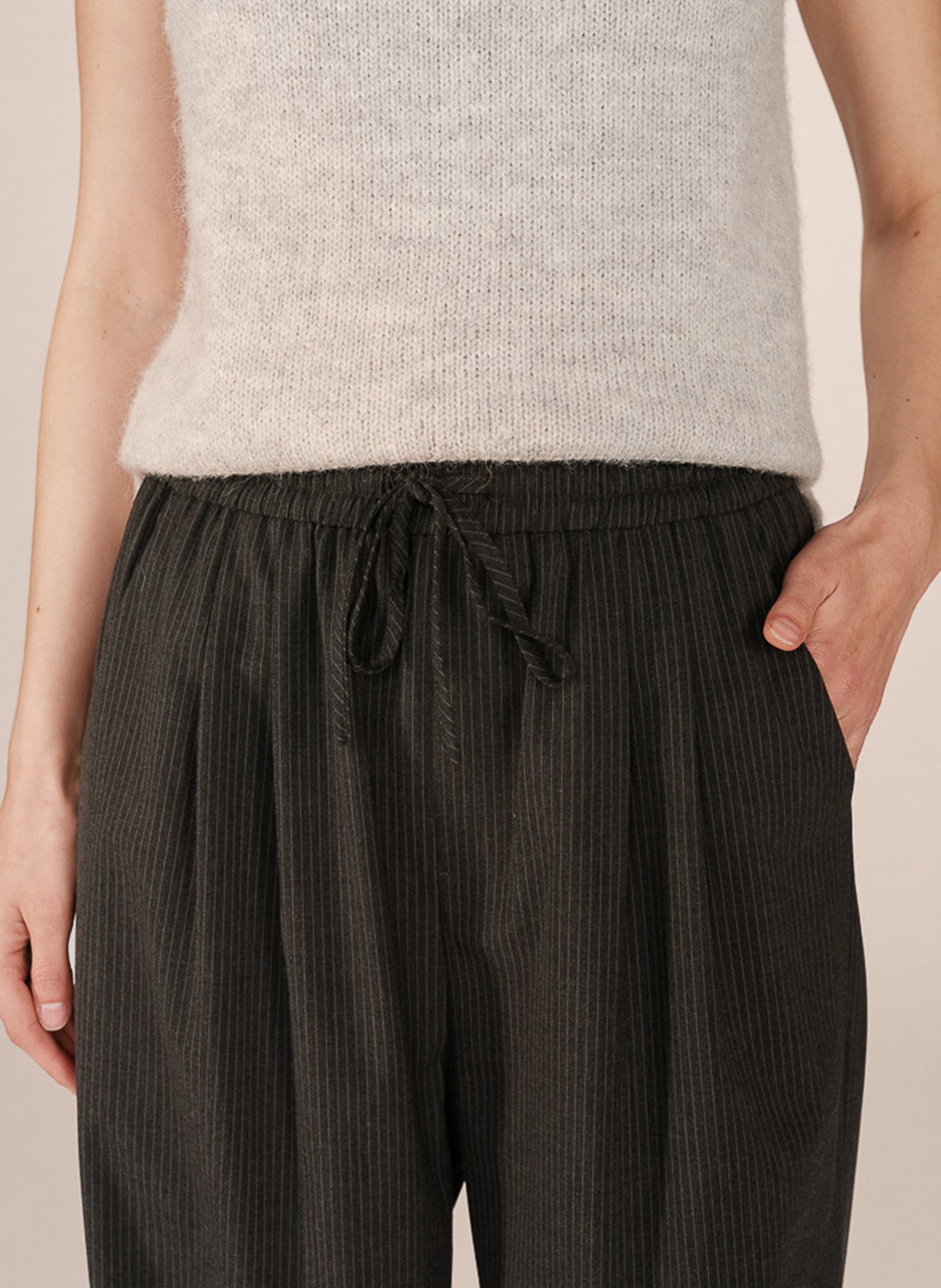 Low-cut loose-fit dress GRACE ET MILA Grey