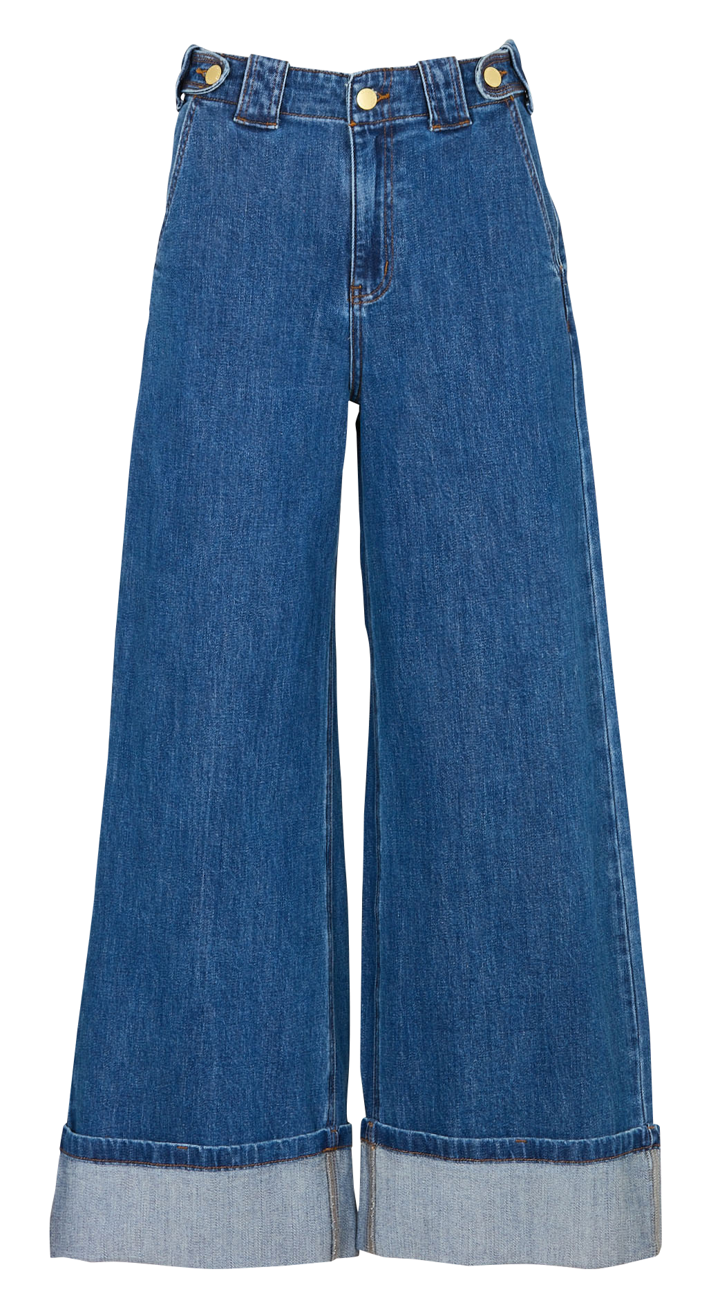 Jean large en coton mélangé LA PETITE ETOILE Bleu