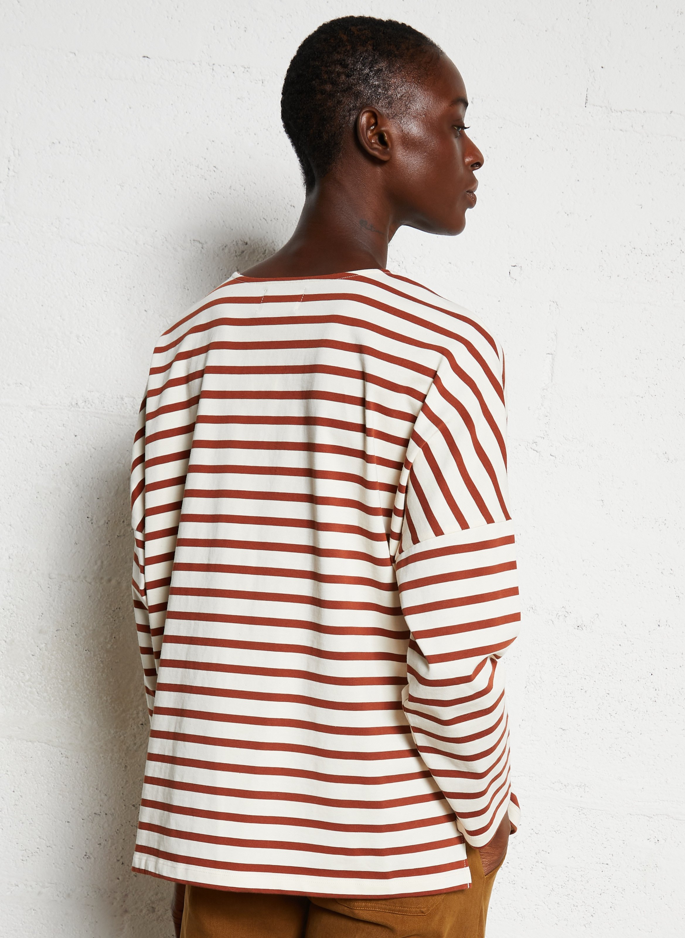 Oversized cotton T-shirt DES PETITS HAUTS White