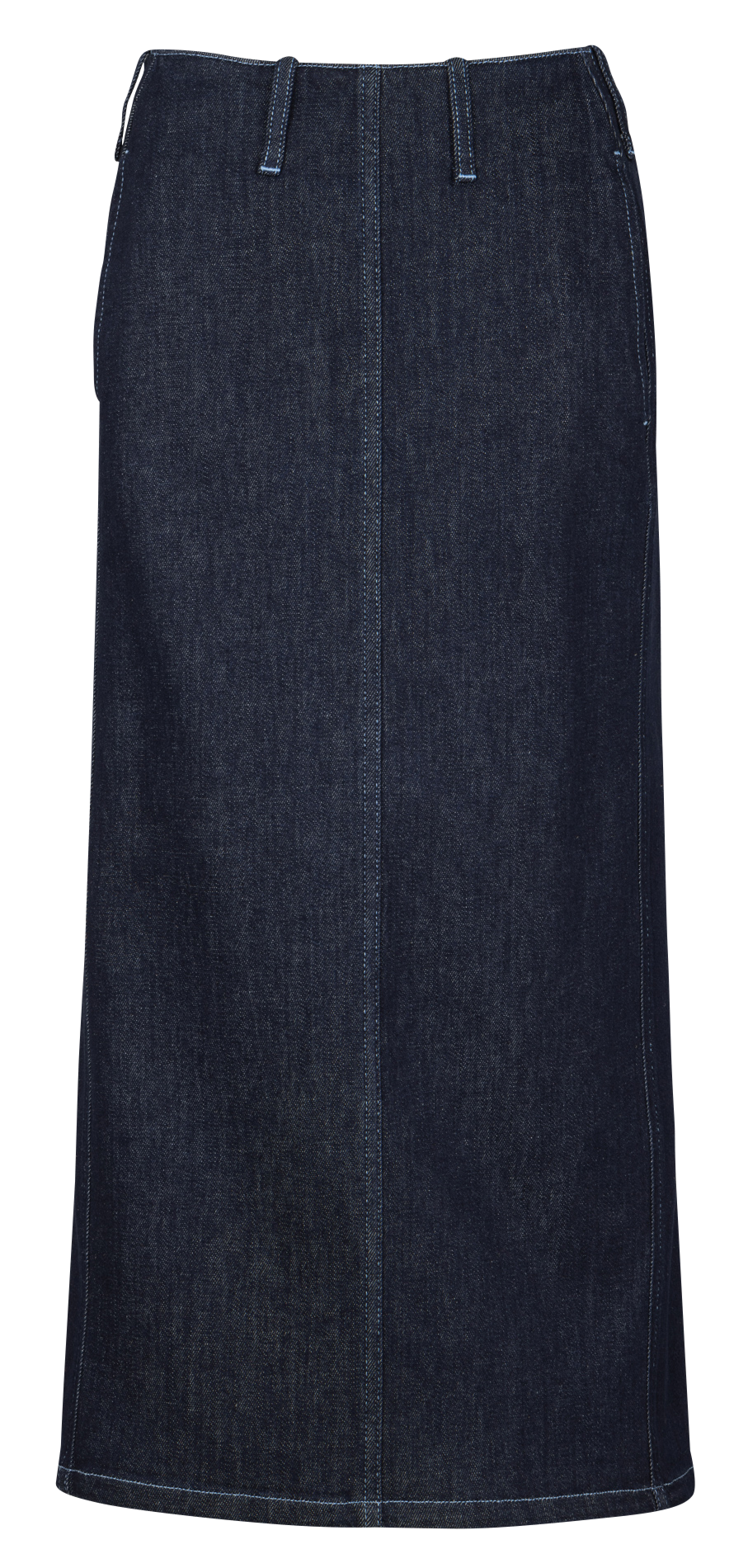 Halflange rok | biokatoenblend FABIENNE CHAPOT Blauw