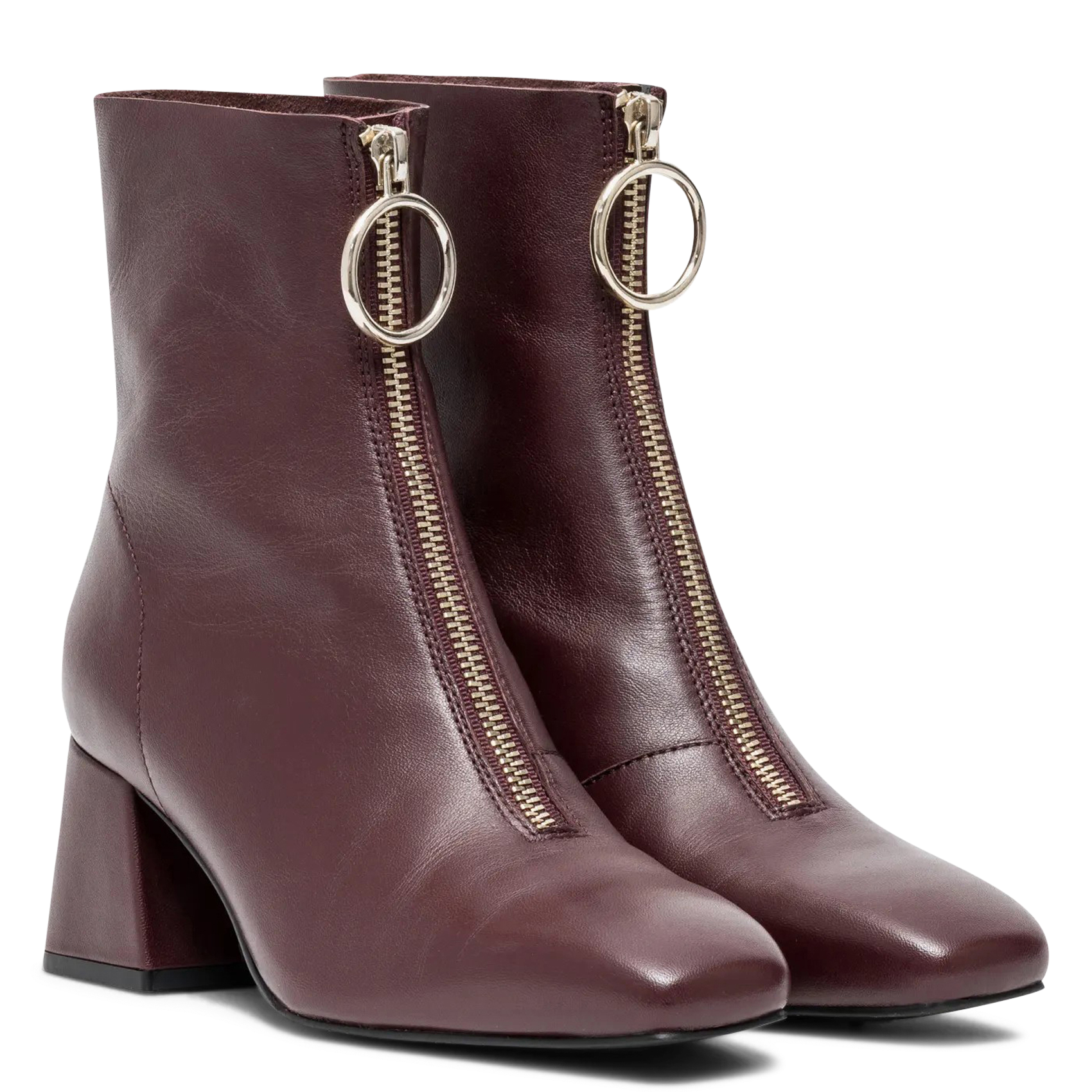 Bottines en cuir BOCAGE Rouge