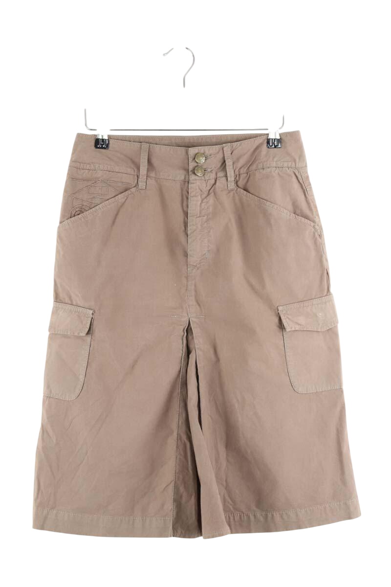 Cotton mini skirt KENZO - SECONDE MAIN Brown