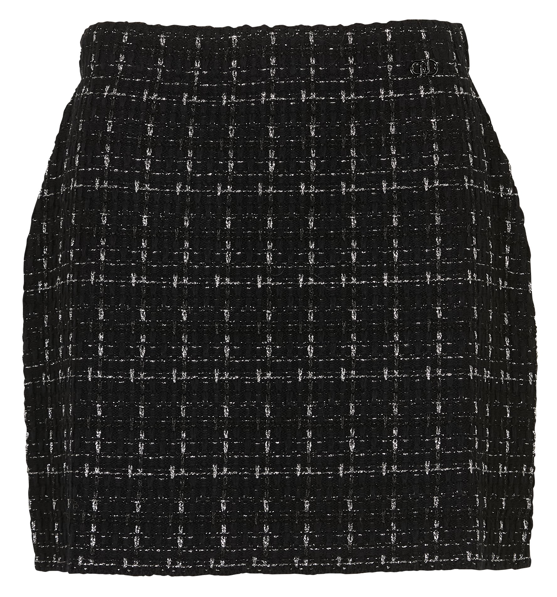 Jupe courte en coton mélangé LIU JO Noir