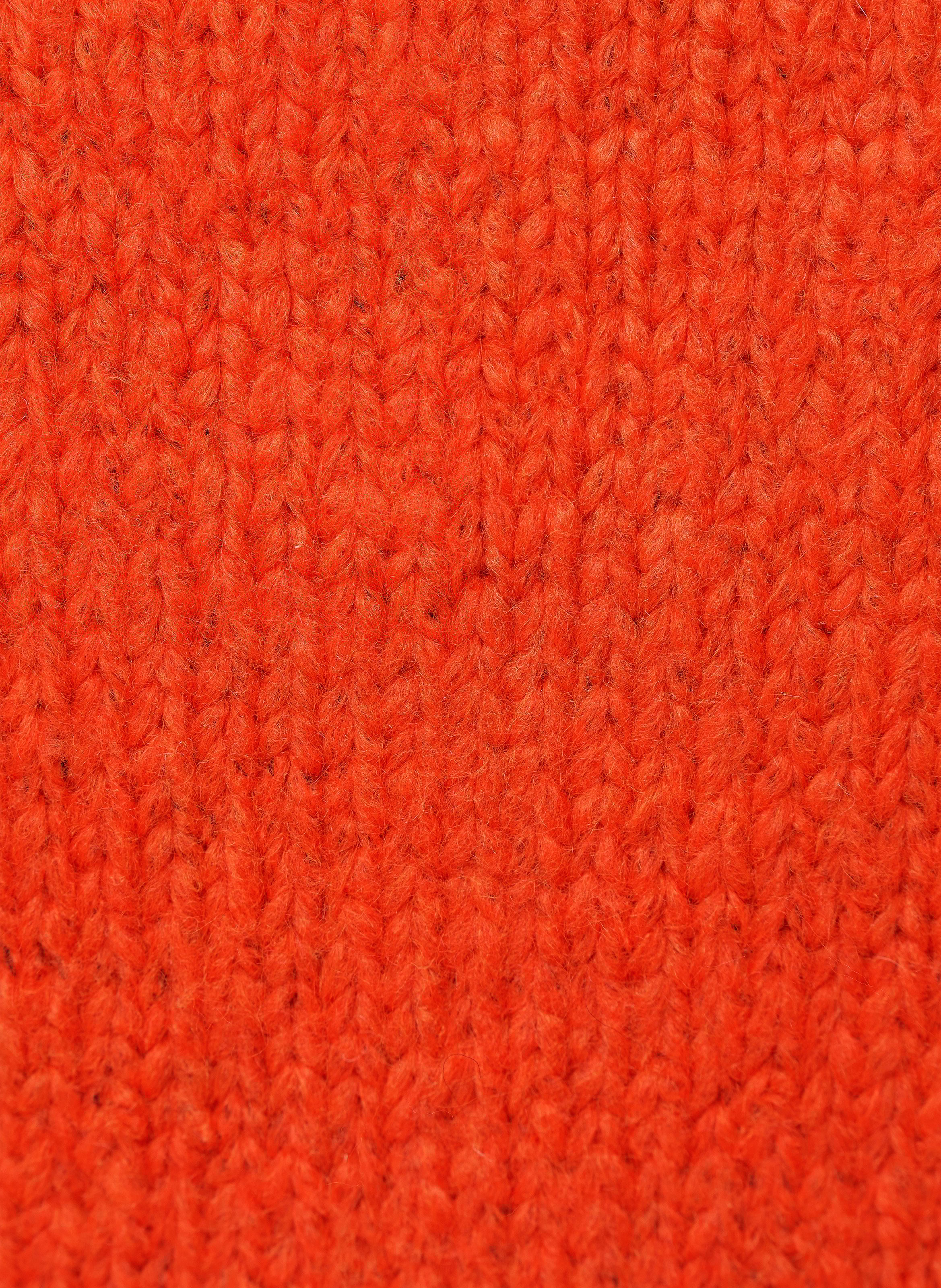 Pull col montant HUMILITY Orange