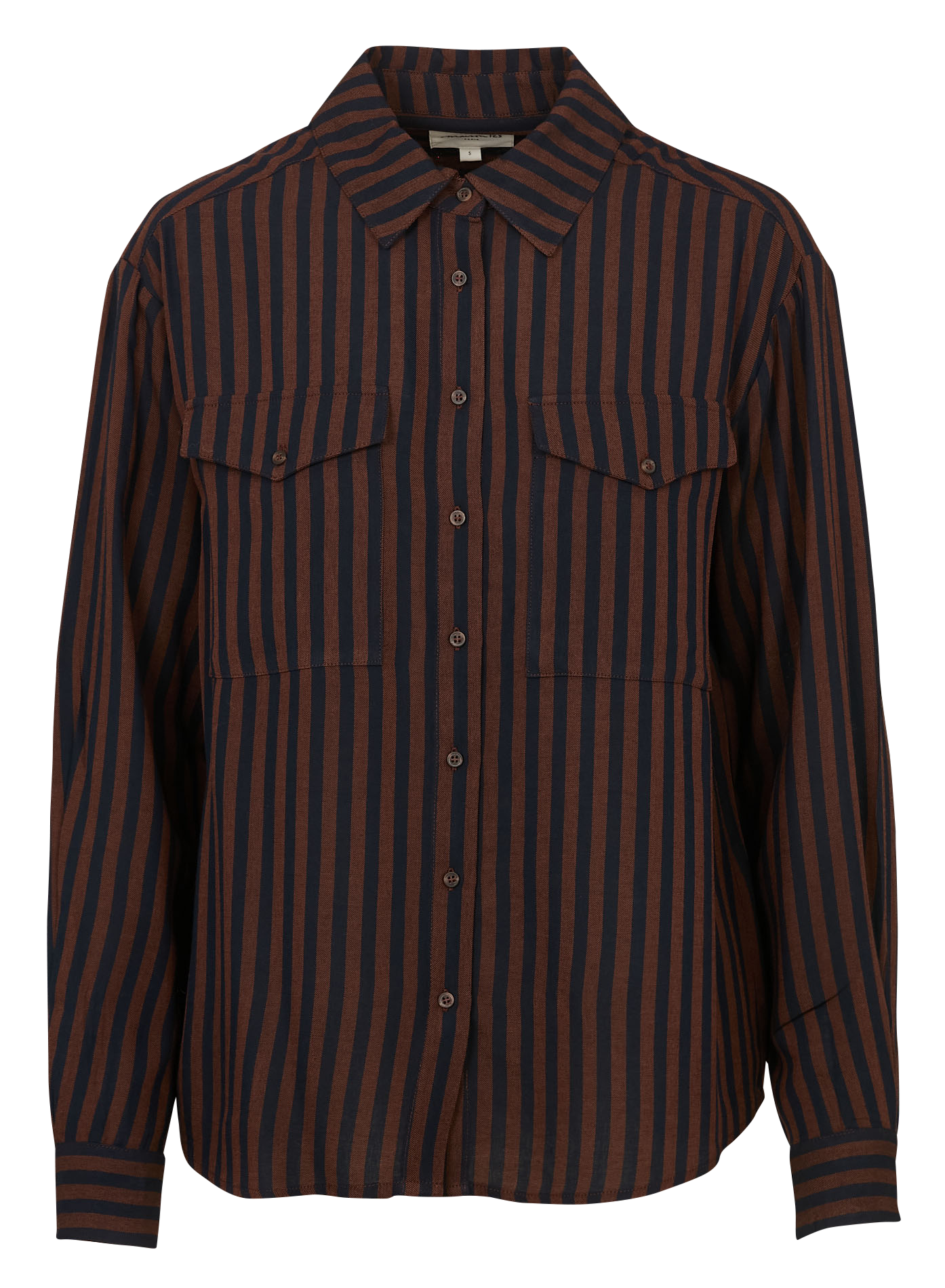 Chemise droite fluide à rayures MAISON 123 Violet