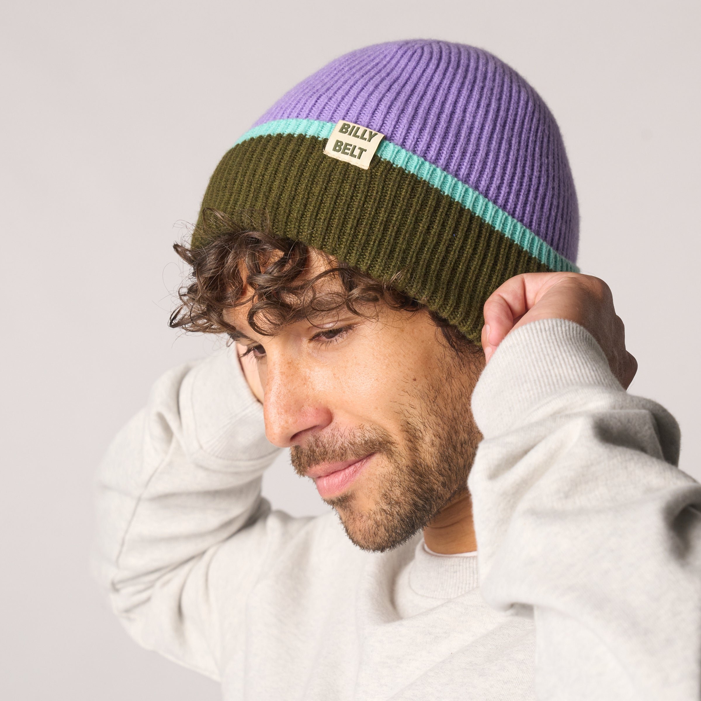 Low-cut loose-fit dress BILLYBELT Purple