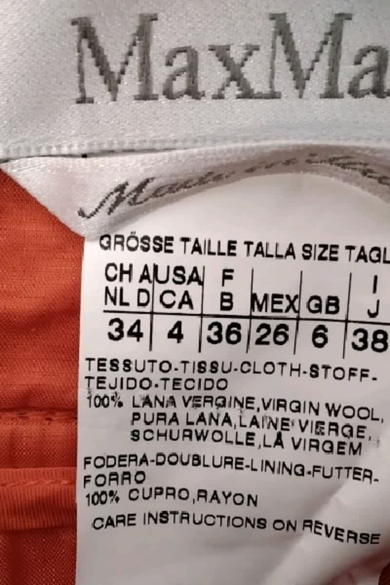 Mini skirt MAX MARA - Seconde Main Red