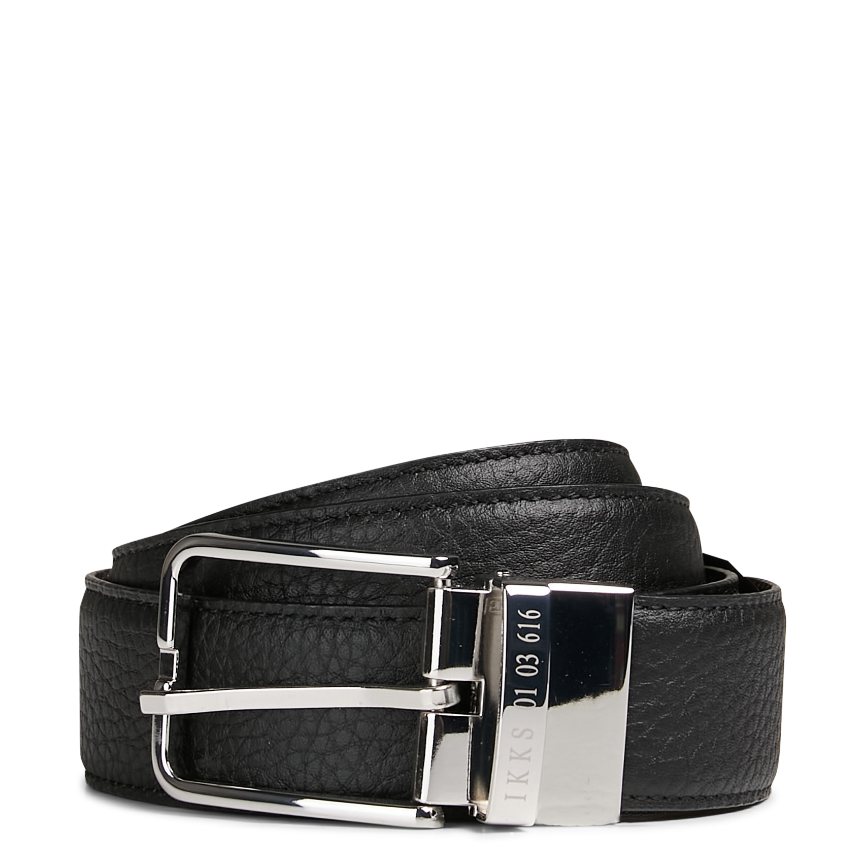 - Gespsluiting. - Breedte: 3 cm.  IKKS Zwart