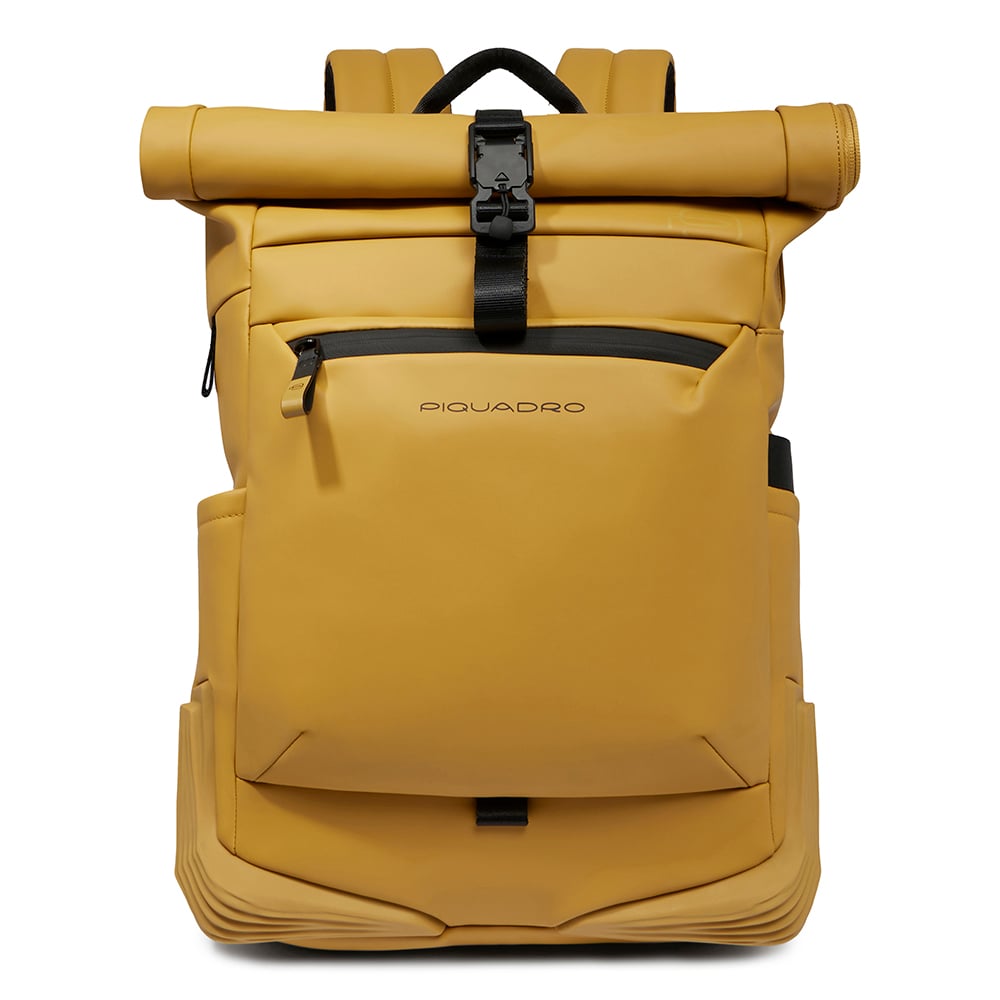 Backpack for PC and iPad® with chest strap, u-lock loops, and rear light loop PIQUADRO