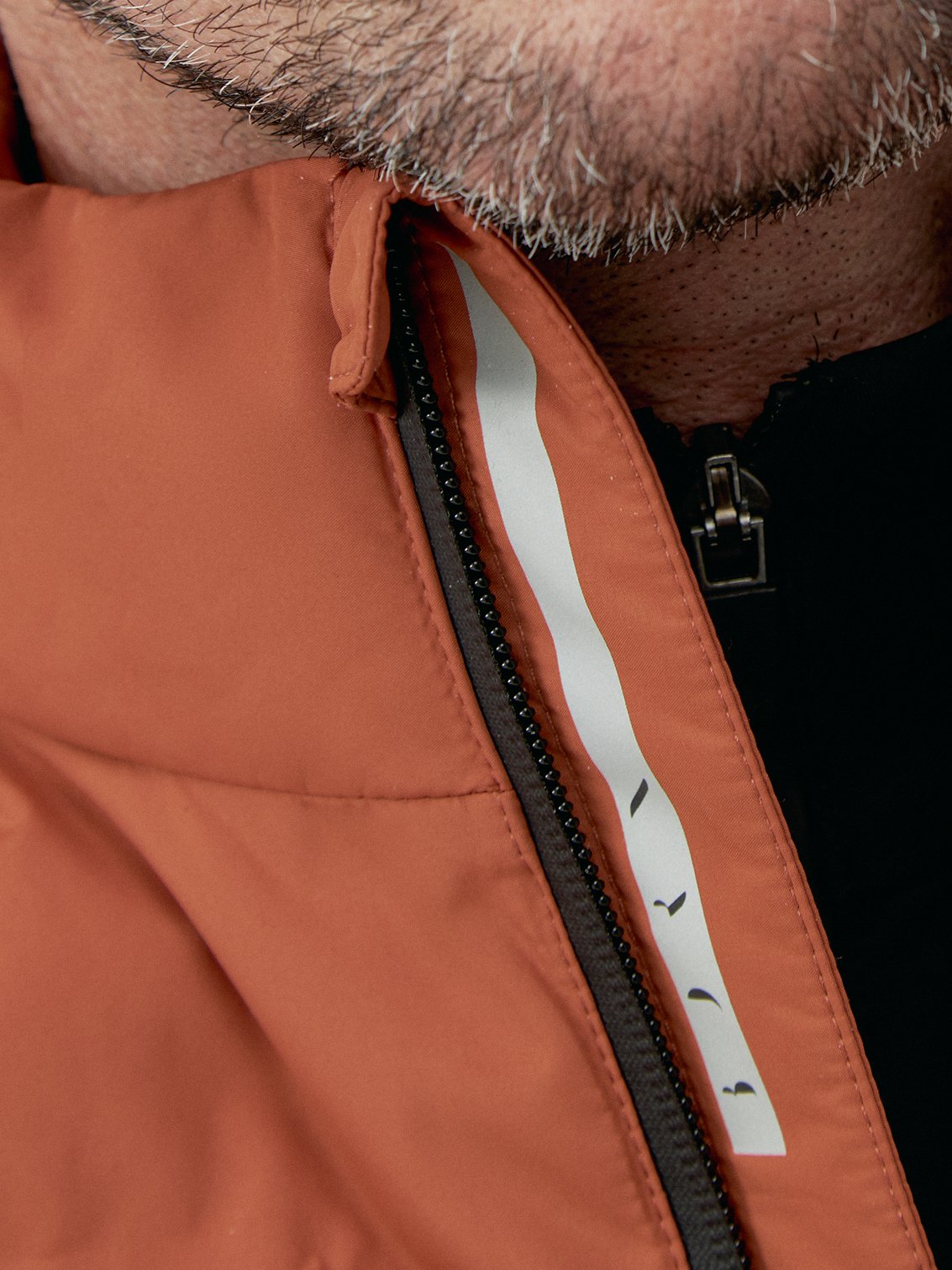 Zip-up performance athleisure sports jacket BORN LIVING YOGA Orange